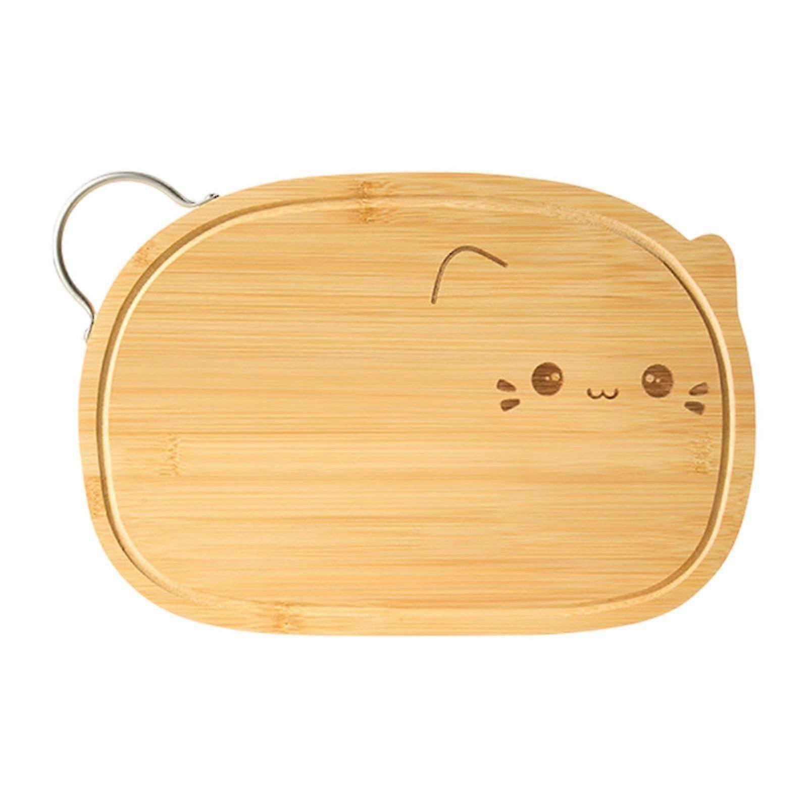 Cutting Board for Kitchen Cat Shaped Bamboo Bread Board Chopping Board Butcher Block for Fruits Steak Carving Meat 2025