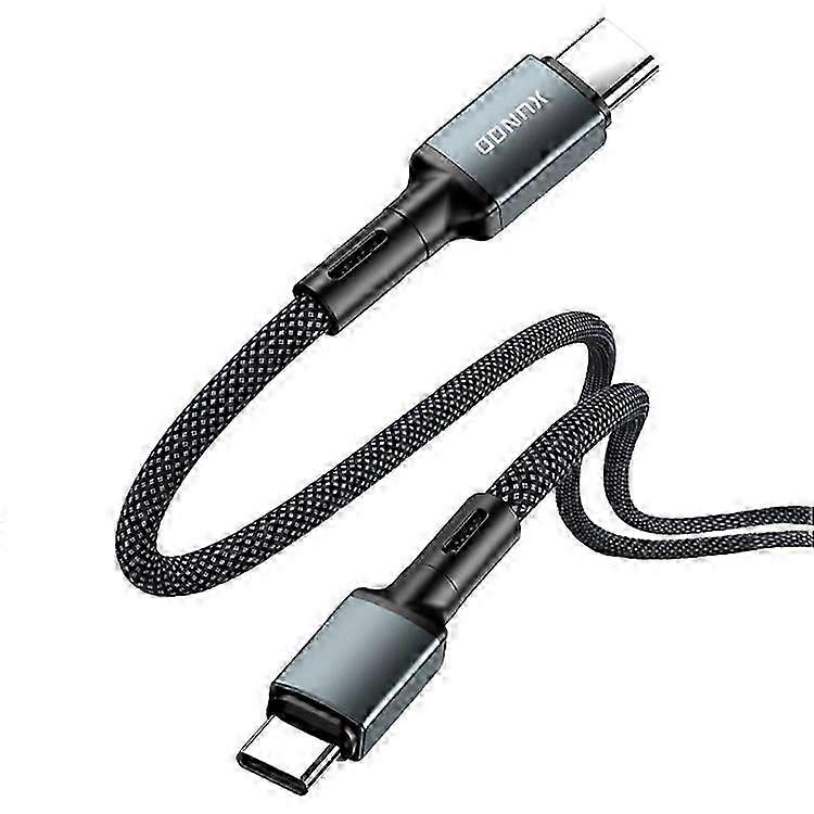 XUNDD XDDC-033 1m Aluminum Alloy Braided USB-C to USB-C Data Cable Phone Fast Charging Wire