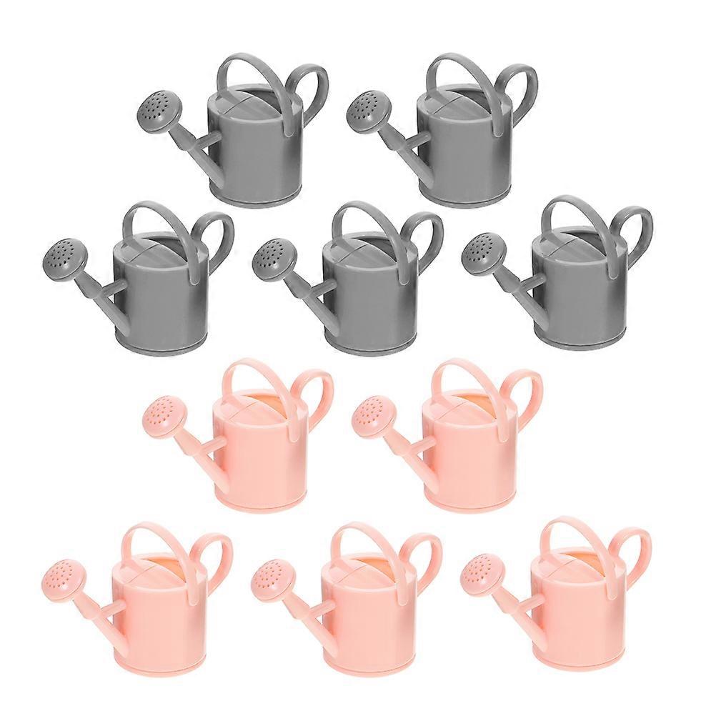 Assorted Color Plastic Watering Can Mini Kettles for Decor 50Pcs