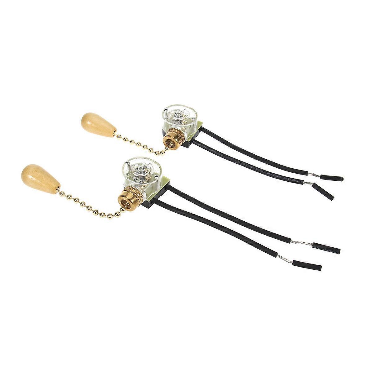 Pull Chain Lighting Accessories Ceiling Lamp Replacement for Most Ceiling Lights 2Pcs