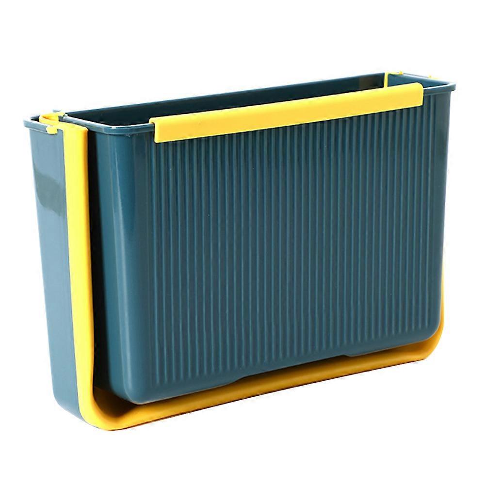 Mounted Trash Can Desktop Recycling Garbage Bin for Storage Use 3Pcs