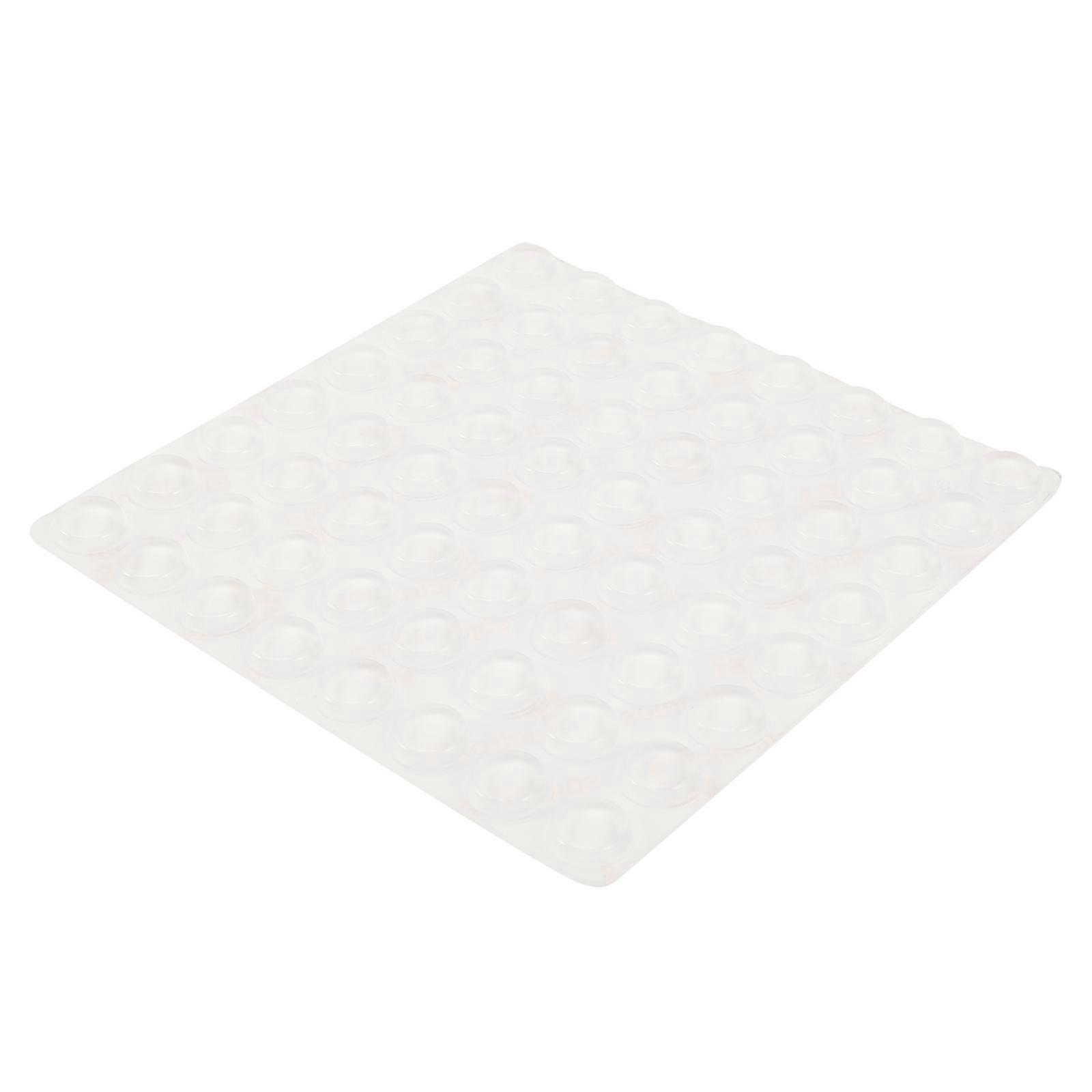 Furniture Bumpers Clear Silicone Pads for Cabinet Door Cushioning 3Pcs 128 Particles