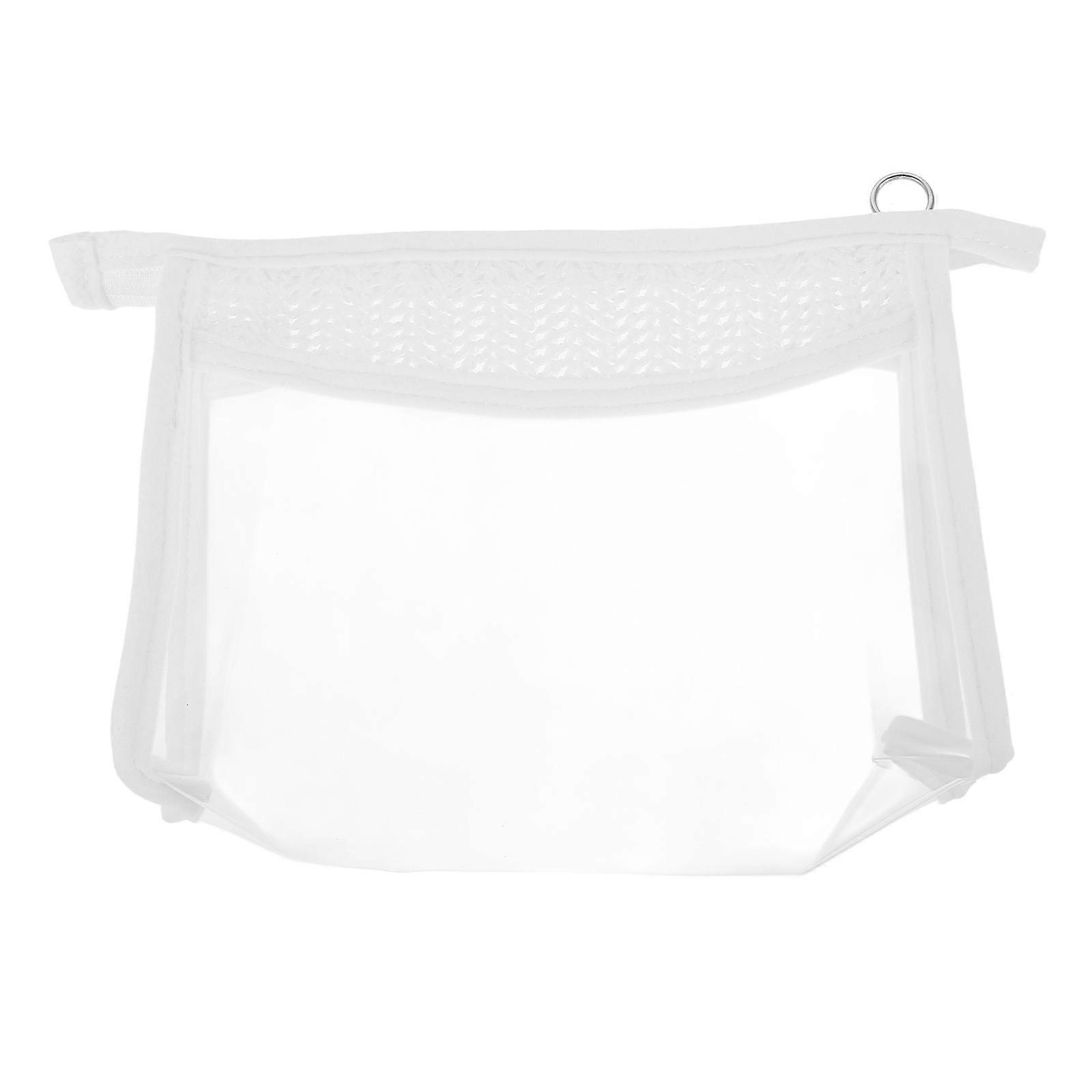 Transparent Makeup Storage Container 2Pcs Clear Toiletry Bag Designed For Women Perfect For Travel And Daily Organization