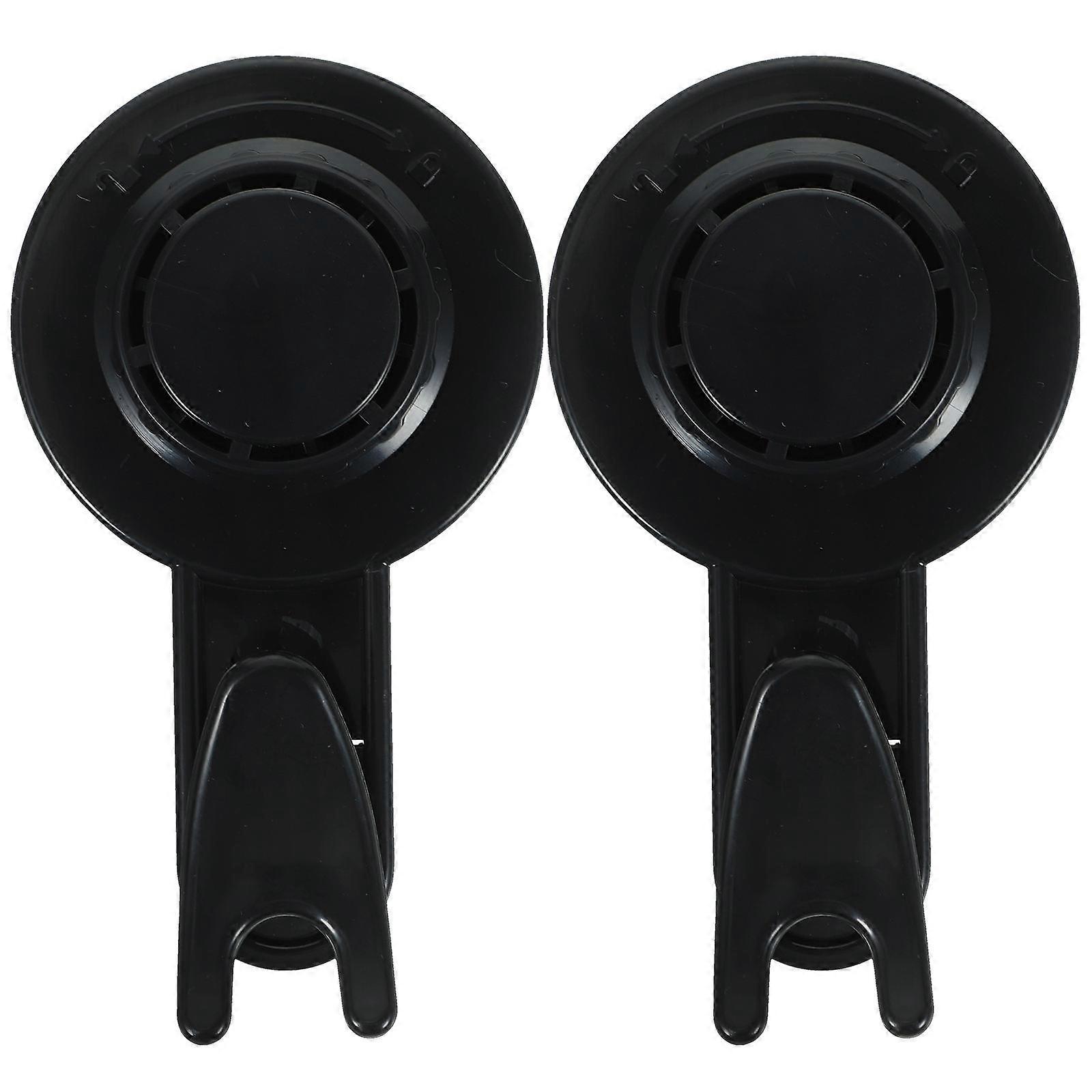 Household Shower Hooks Adjustable Hook for Hanging Use 6Pcs Black Wall Hooks