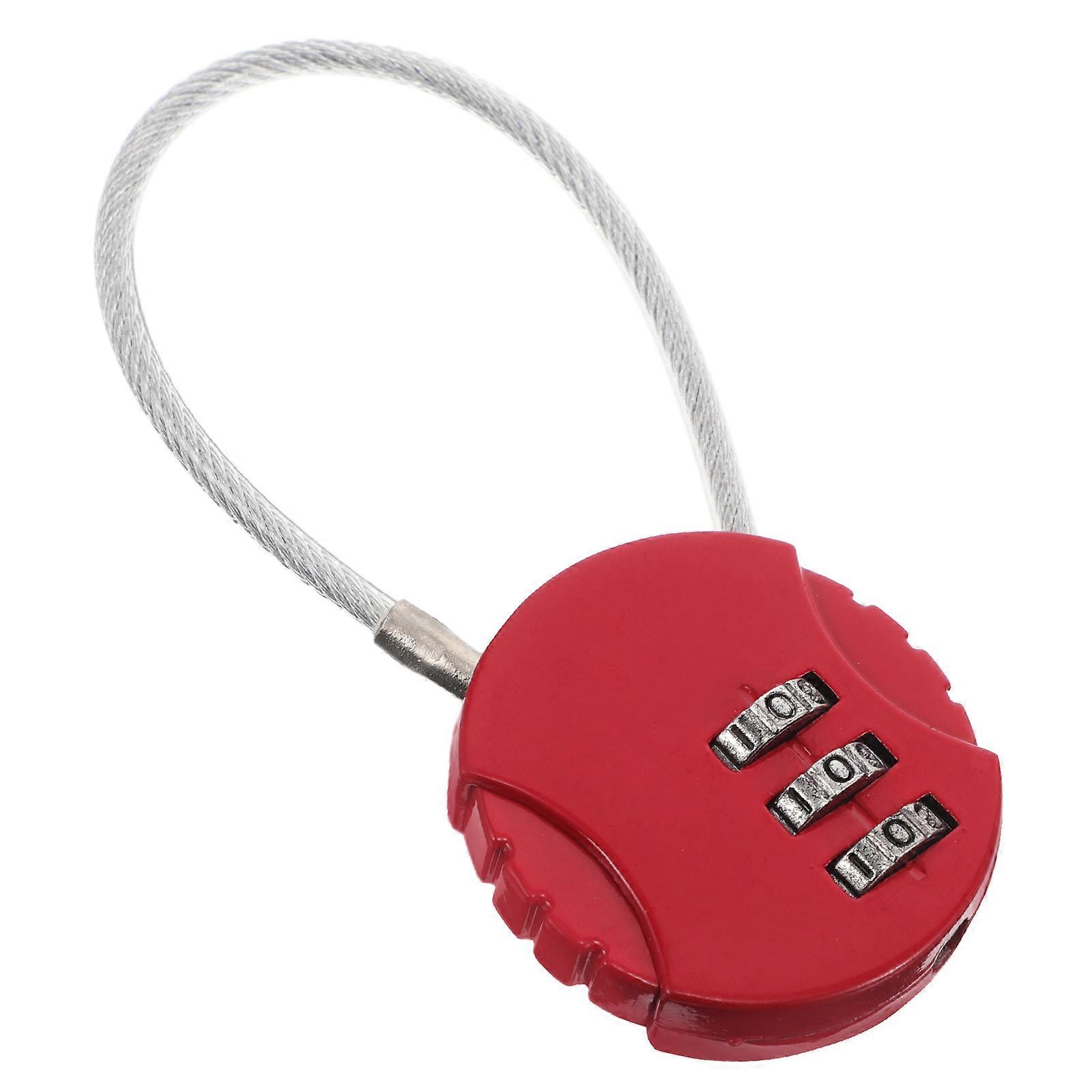 Waterproof Suitcase Lock Gym Combination Lock with 3Pcs for Travel