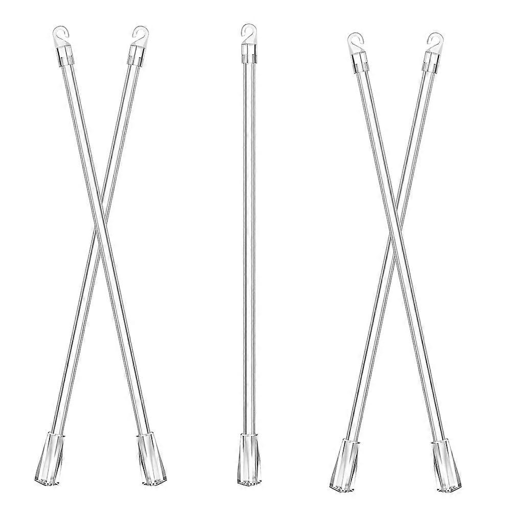 Blind Tilt Wand Replacement 10 Pcs Transparent Rod Easy Operation Home Office Users Time-saving Utility