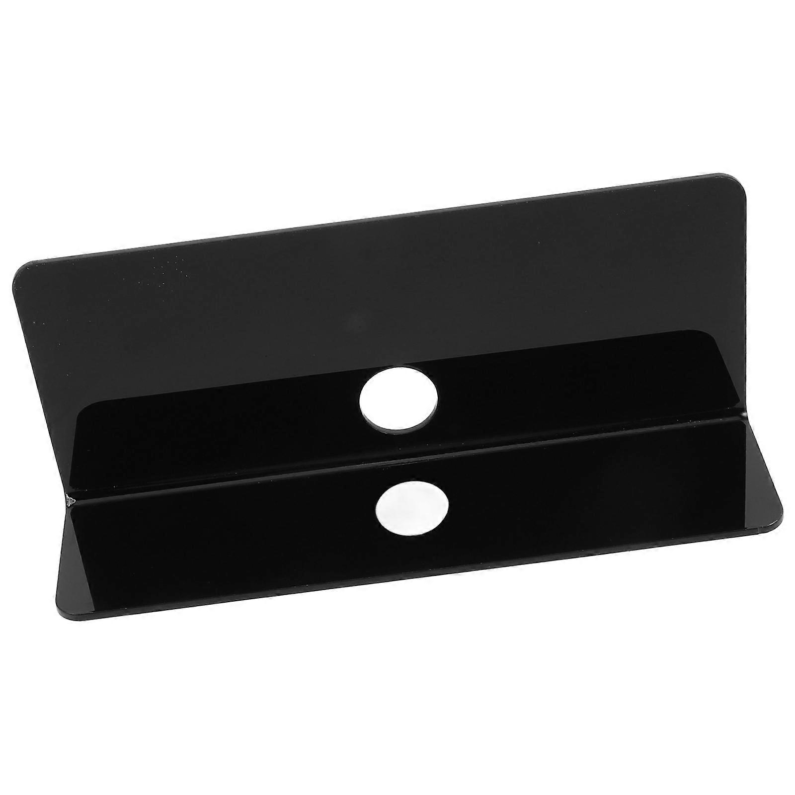 Wall-Mounted Storage Stand Floating Shelf for Kitchen Use 2Sets Black