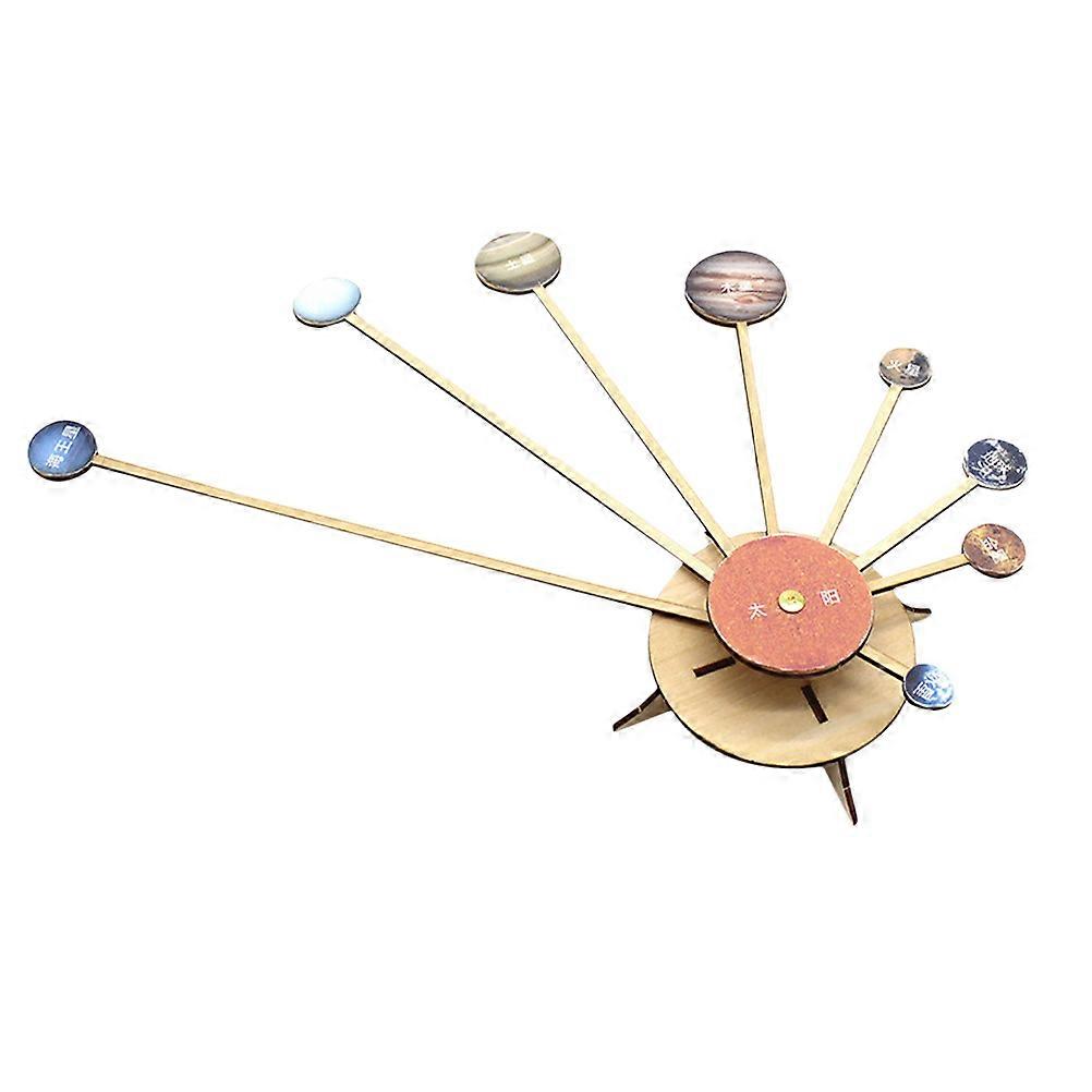 Wooden Astronomical Science Planetary Models for Learning 1Set