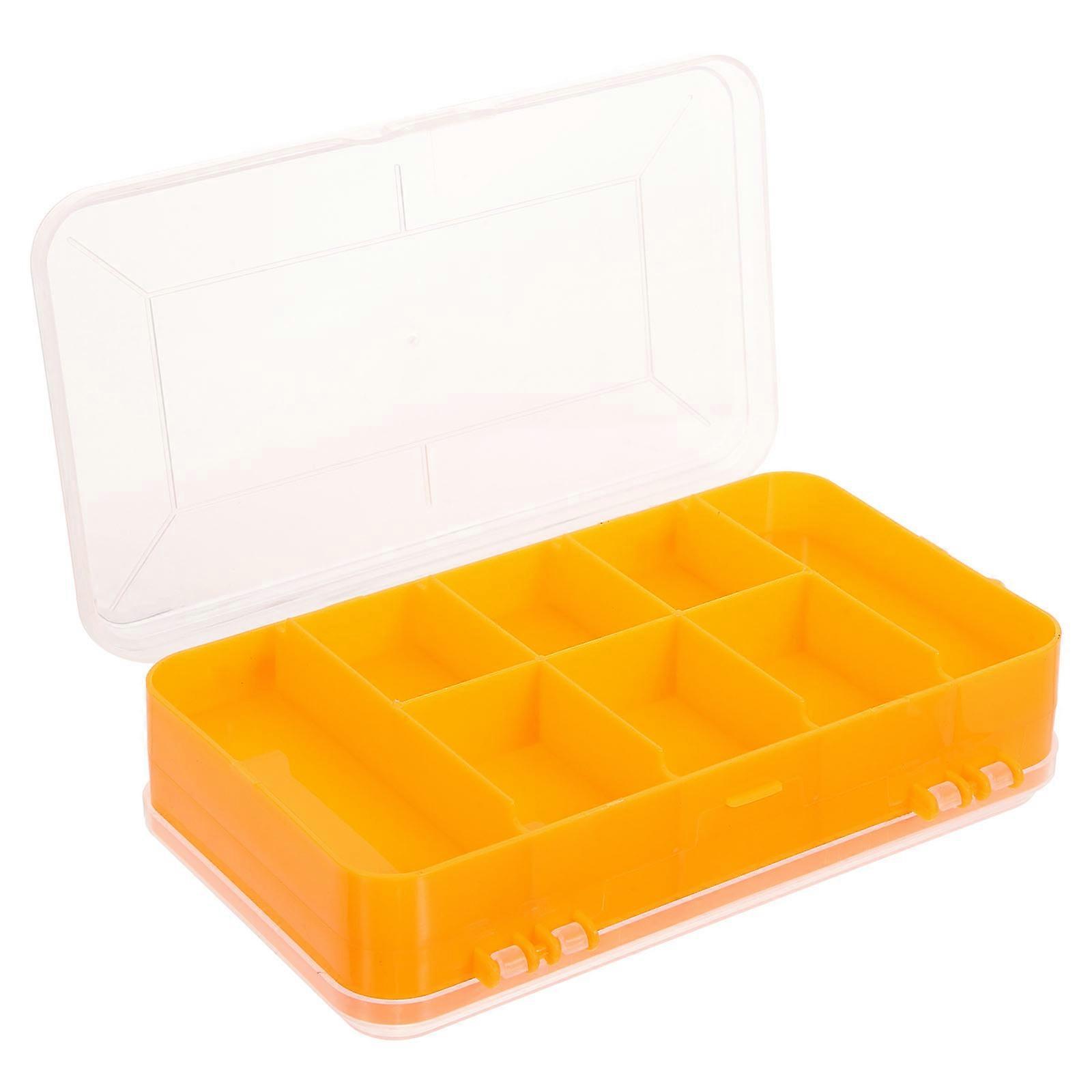 Compartment Storage Container Plastic Organizer Box for Storage 4Pcs