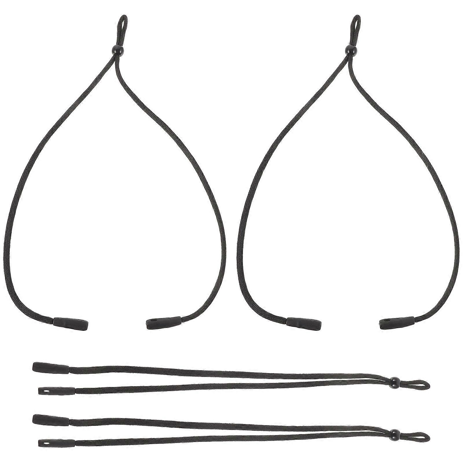 Nylon Glasses Fixing Lanyard for Sports with Adjustable Strap 4Pcs