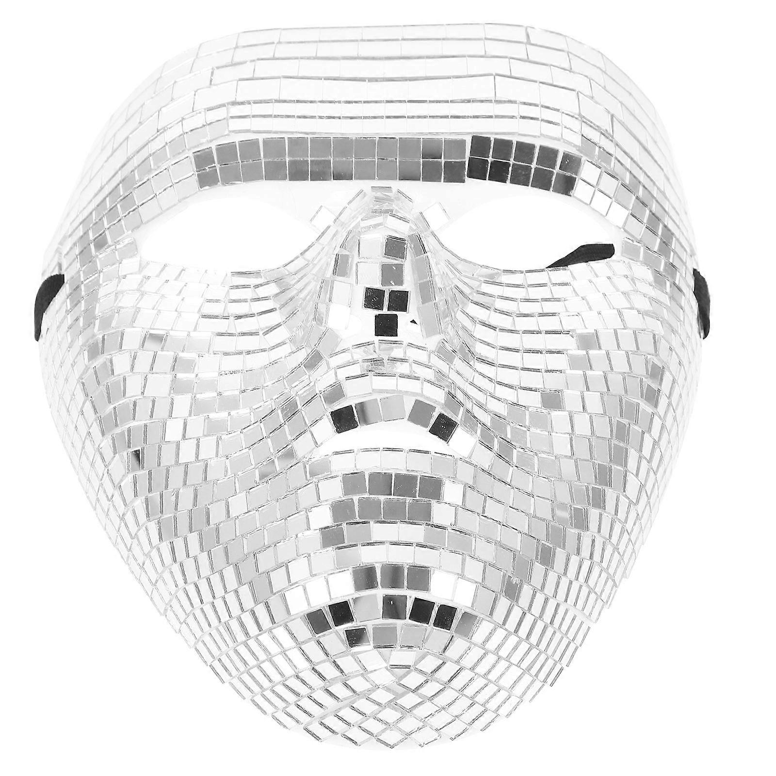 Disco Glitter Mask Masquerade Mask for Decoration 5Pcs