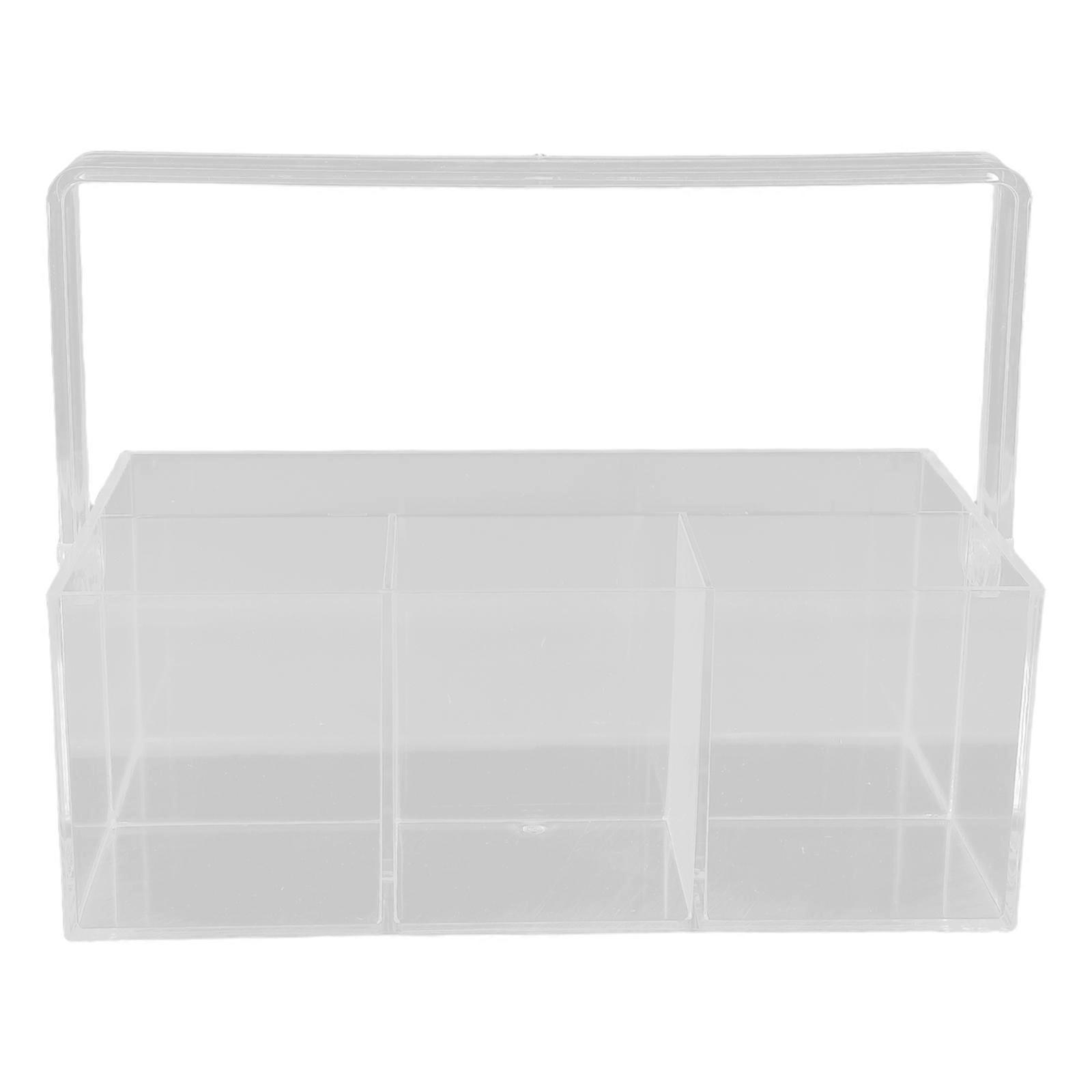 Utensil Storage Acrylic Cutlery Organizer for 2Pcs
