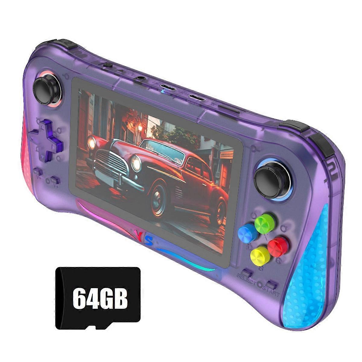 X8M Retro Video Handheld Game Console 64GB 20000+ Games 4.5inch IPS Screen Support Multiple Emulato