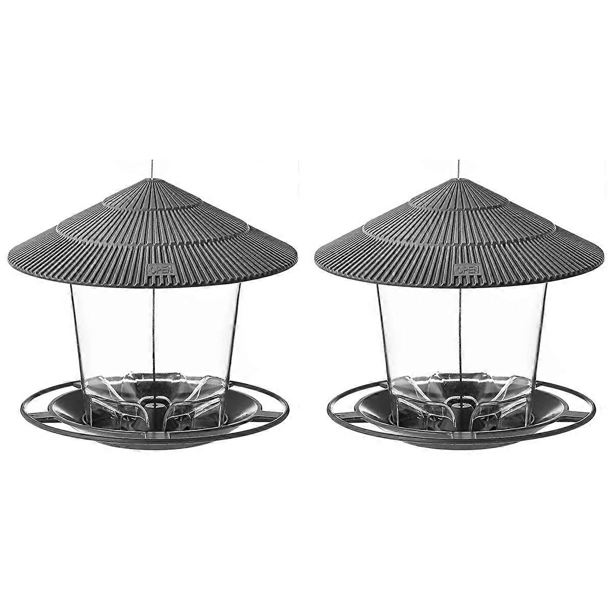 Mangeoires à oiseaux d'extérieur suspendues à l'épreuve des écureuils, faciles à nettoyer et à remplir