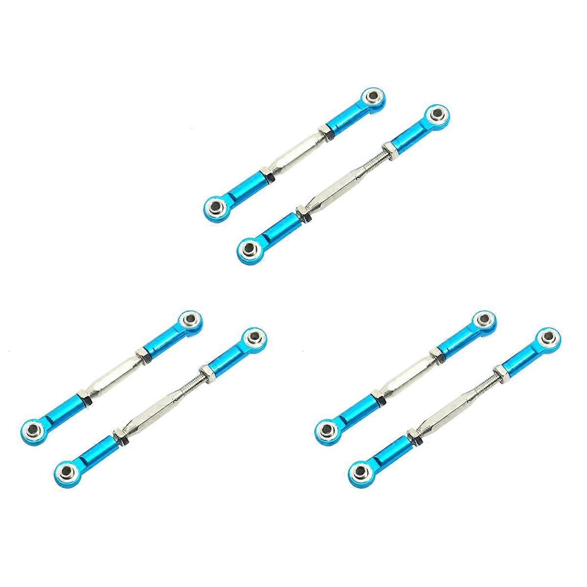 2Pcs Metal Adjustable Steering Linkage Servo Link Pull Rod,2