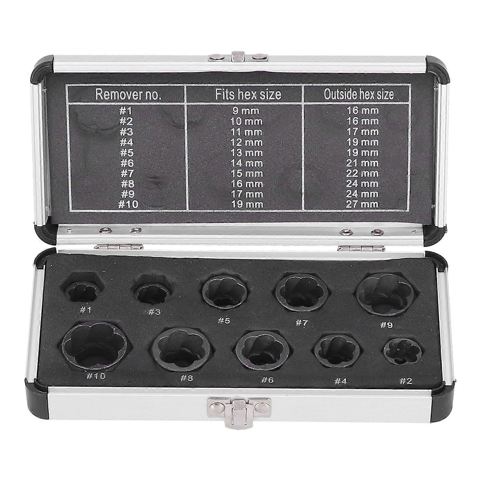 Nut Bolt Extractors Rusted Damaged Stripped Parts Socket Remover Extraction Tool SetLow Style