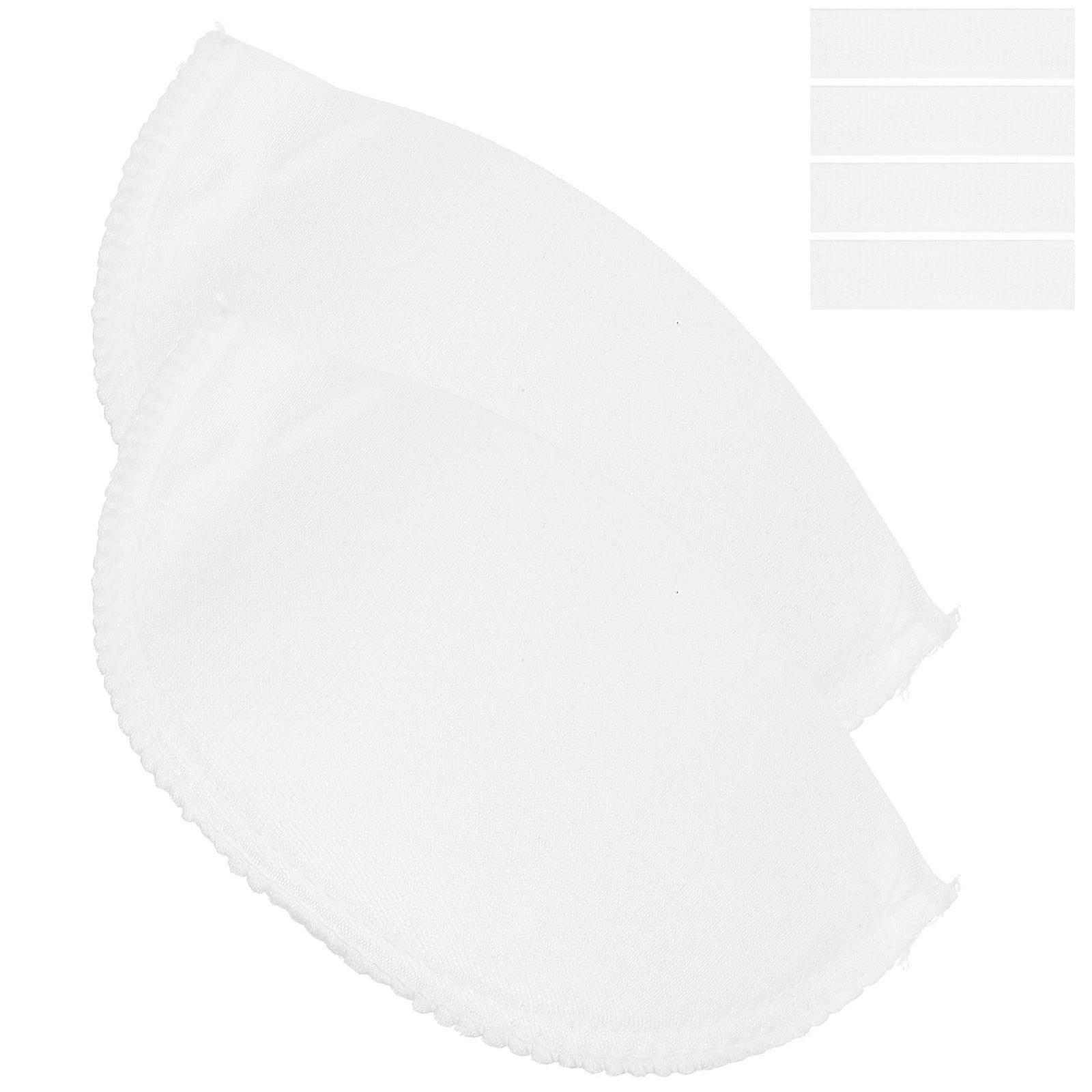 White Shoulder Pads for Women Self-Adhesive Invisible Enhancer 1Pair
