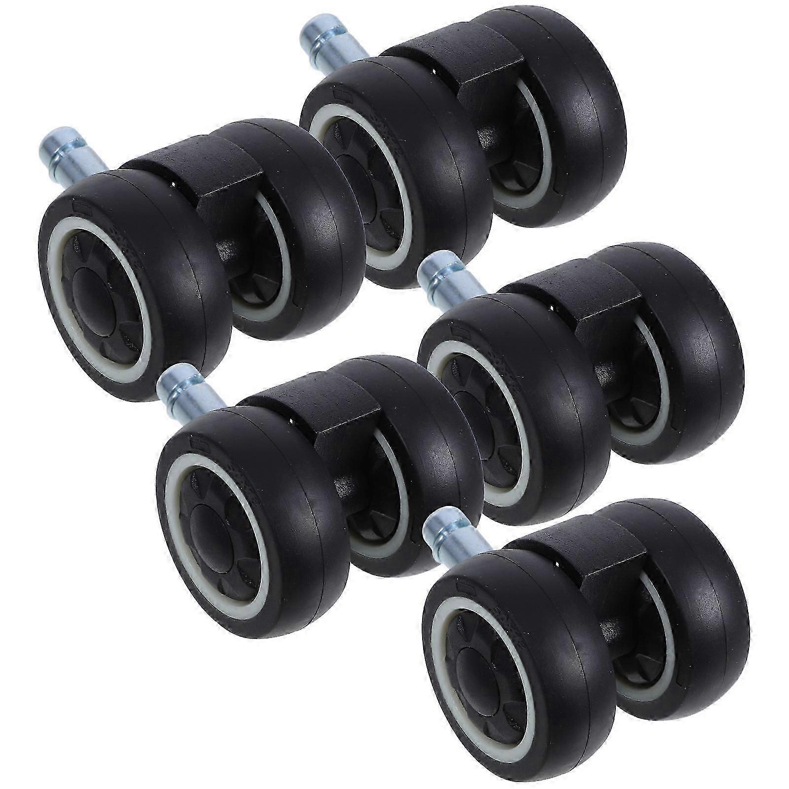 Kraftige kontorstolhjul Stille drift for fliser 5Pack