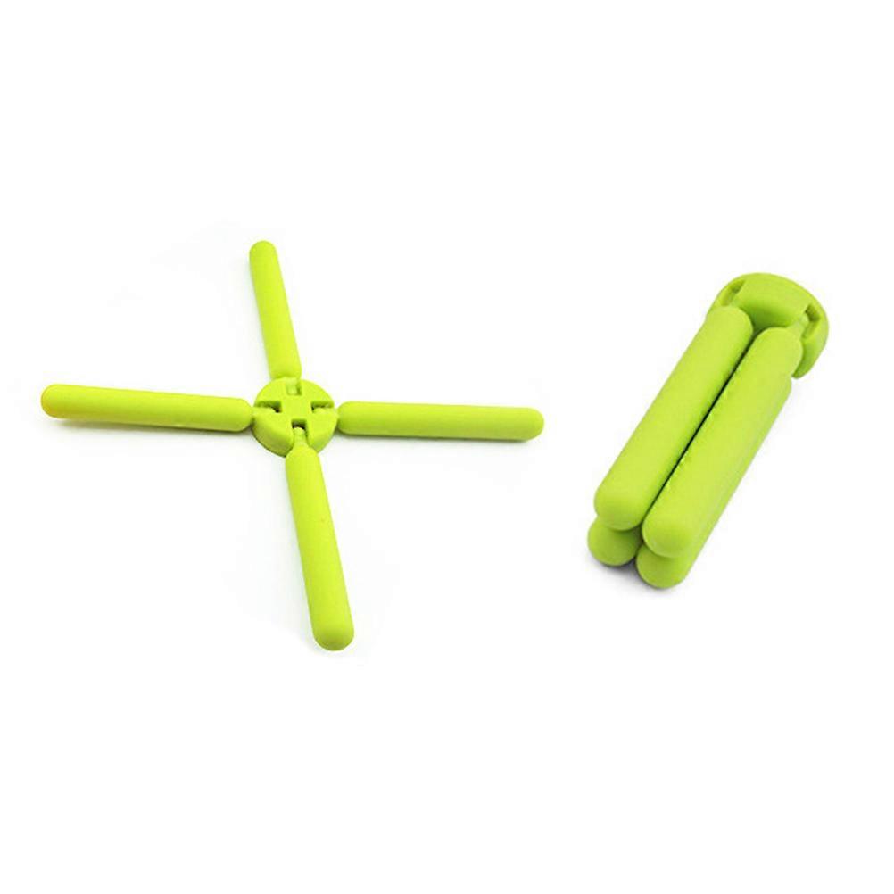 Silicone Dining Table Placemat Folding Phone Mount for Kitchen Use 3Pcs