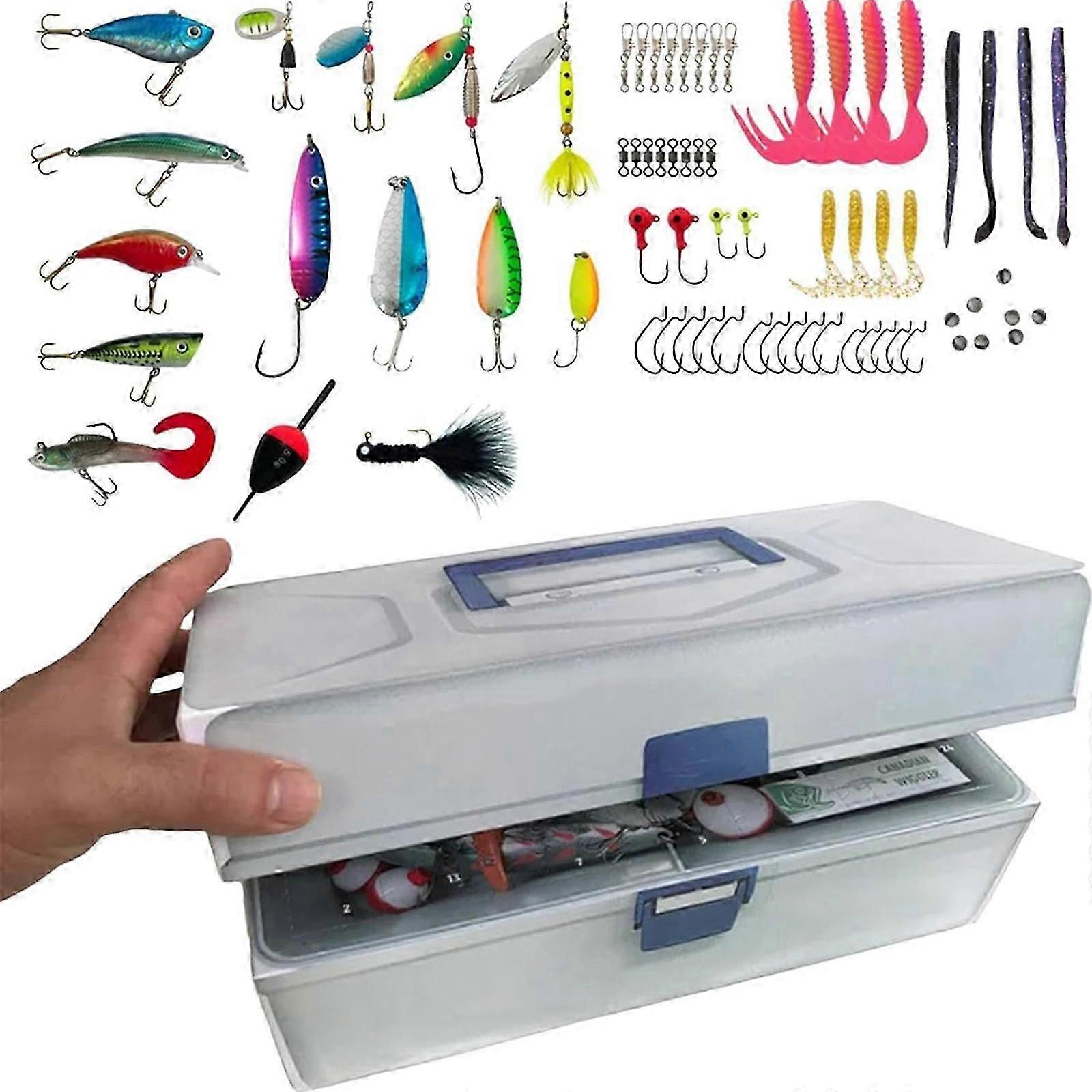 Christmas Advent Calendar 2024, Fishing Lure Advent Calendar,24 Days Fishing Lures Set Gift