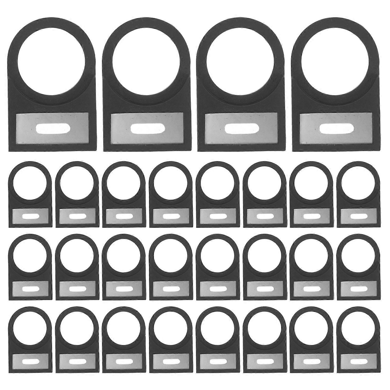 100pcs Push Button Switch Notice Board - Electrical Box Labels Push Button Switch Identification Cabinet Circuit Breaker Marking Tags for Control Cabi