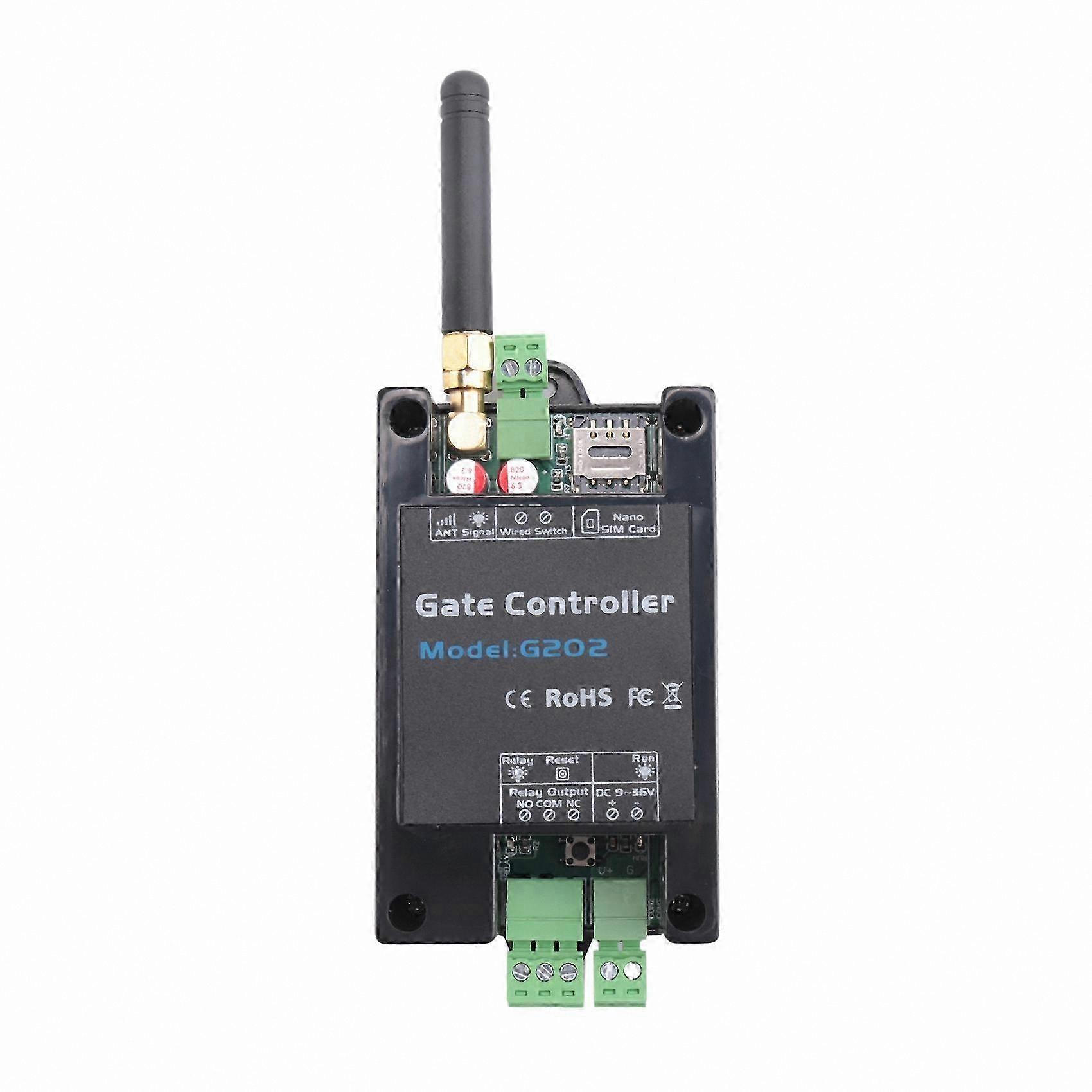 4G GSM Gate Opener Single Relay Switch Remote Controller for Electric Door 850/900 MHz Mobile Access Control System