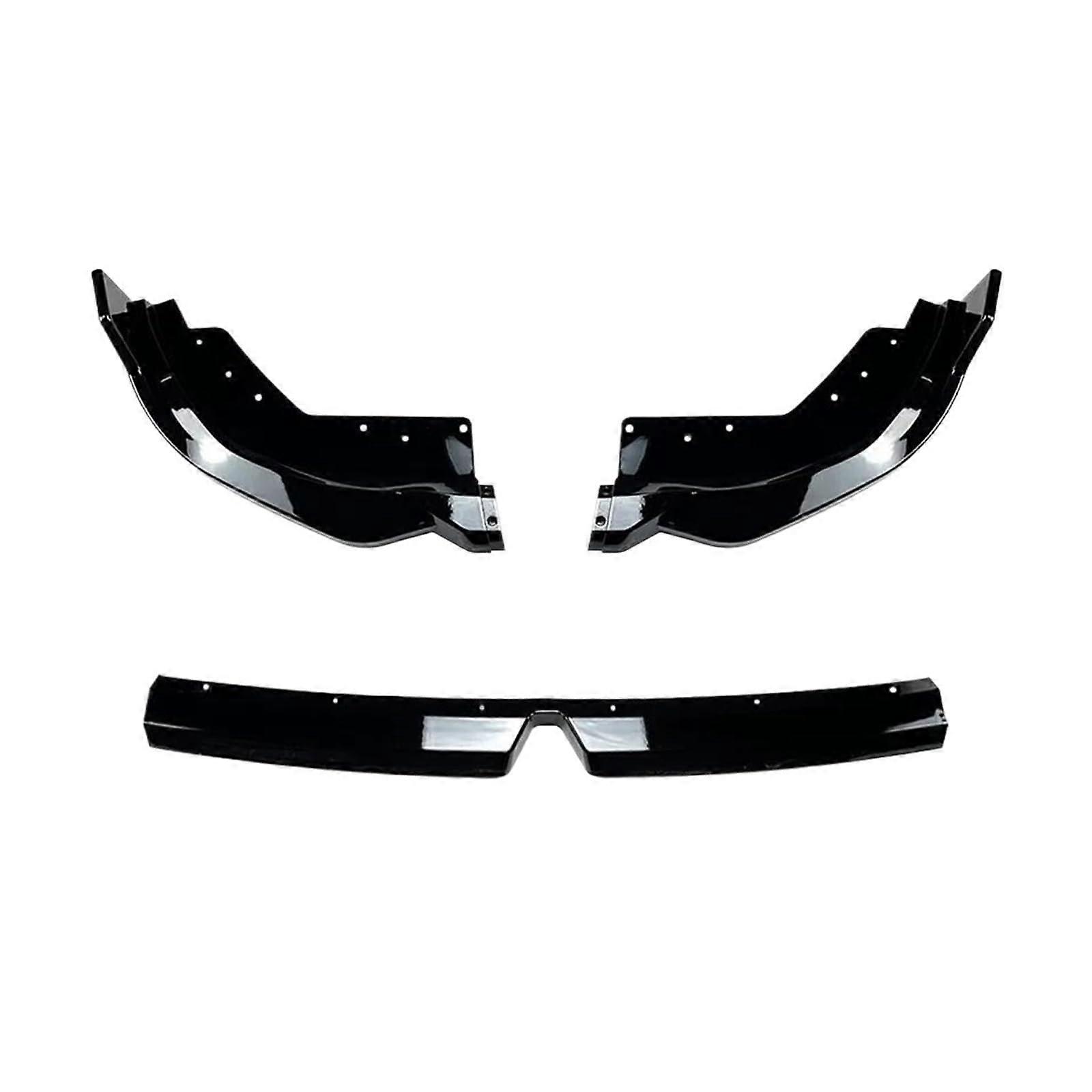 Front Separator Spoiler Front Bumper Splitter Diffuser Color Black for BMW G20 3 Series 320i 325i 2023