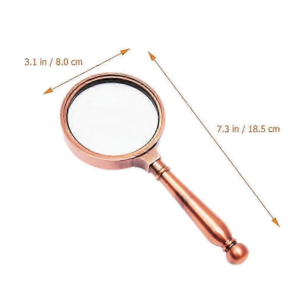 Antique Reading Handheld Magnifier for Jewelry with 3Pcs Handle Design Magnifier