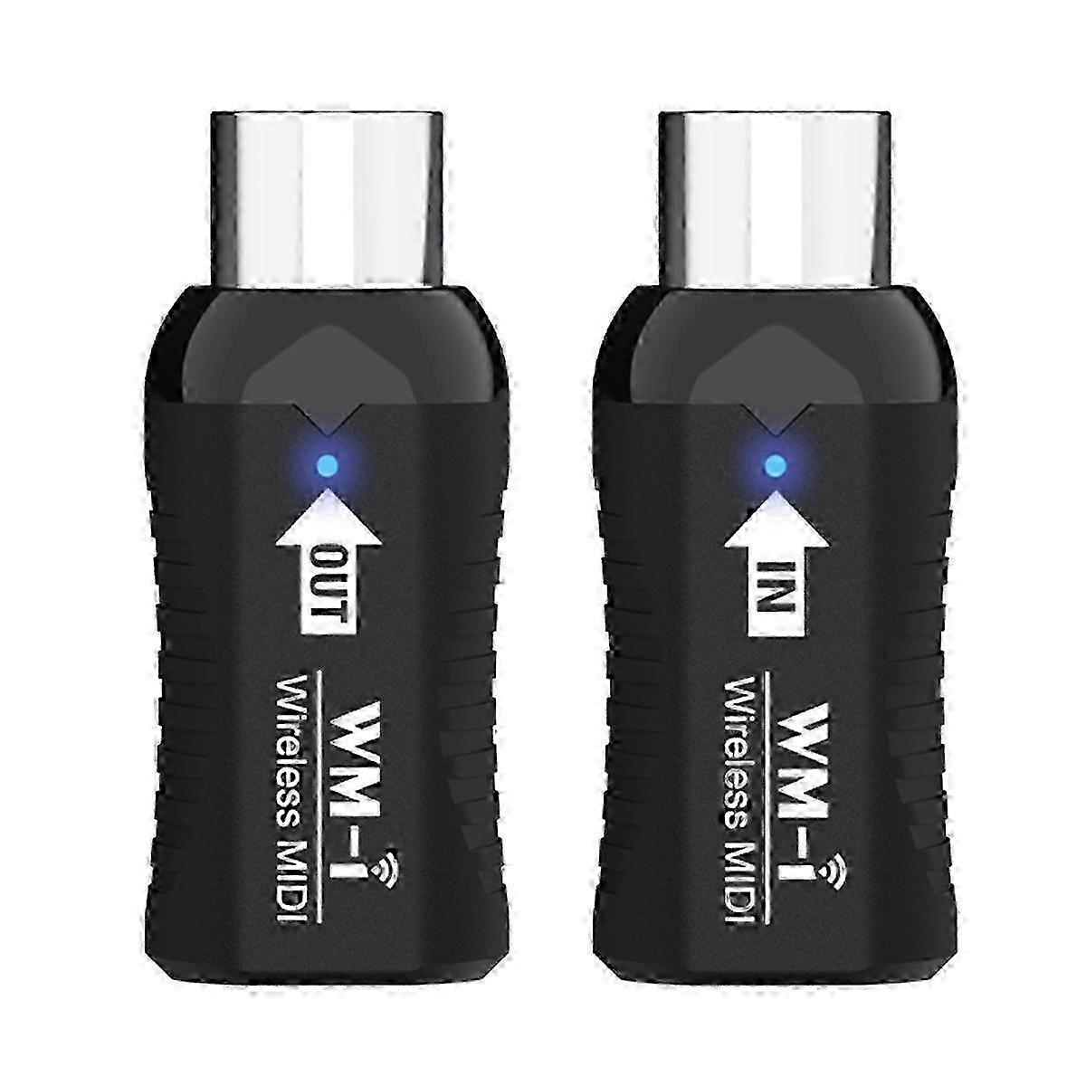 Rechargeable Midi Wireless Guitar System o Receiver Transmitter Wireless Midi Adapter for Digita