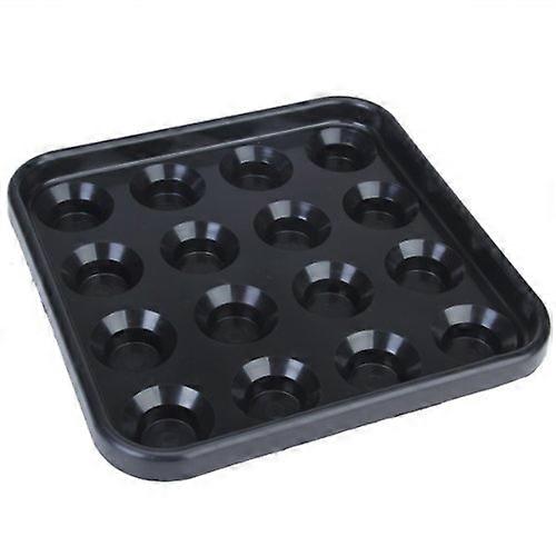 Plastic Pool Billiard Ball Tray Holds 16 Balls Black Plastic Tray For Pool Table Accessory
