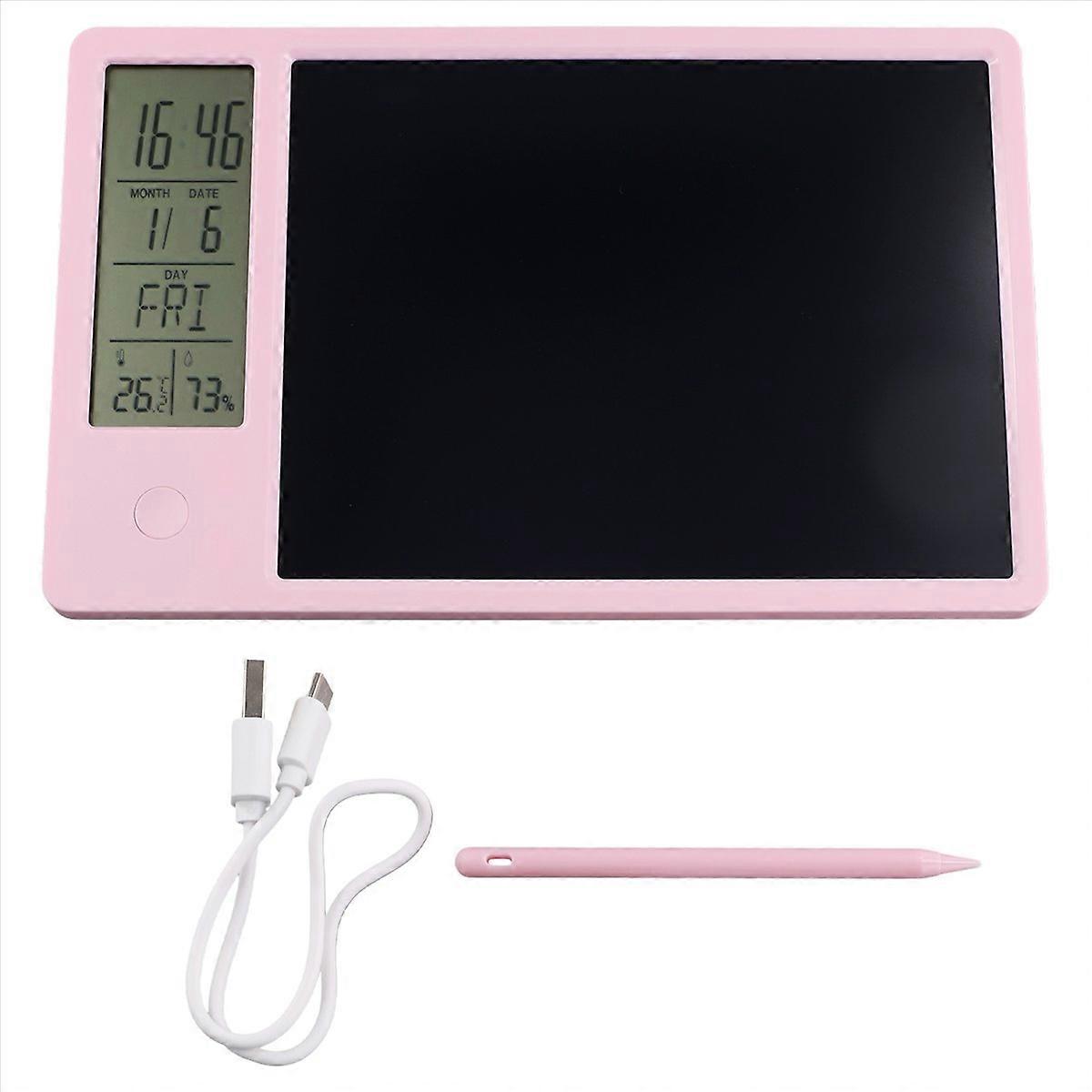 Multifunctional Electronic Desk Calendar LCD Handwriting Board,C