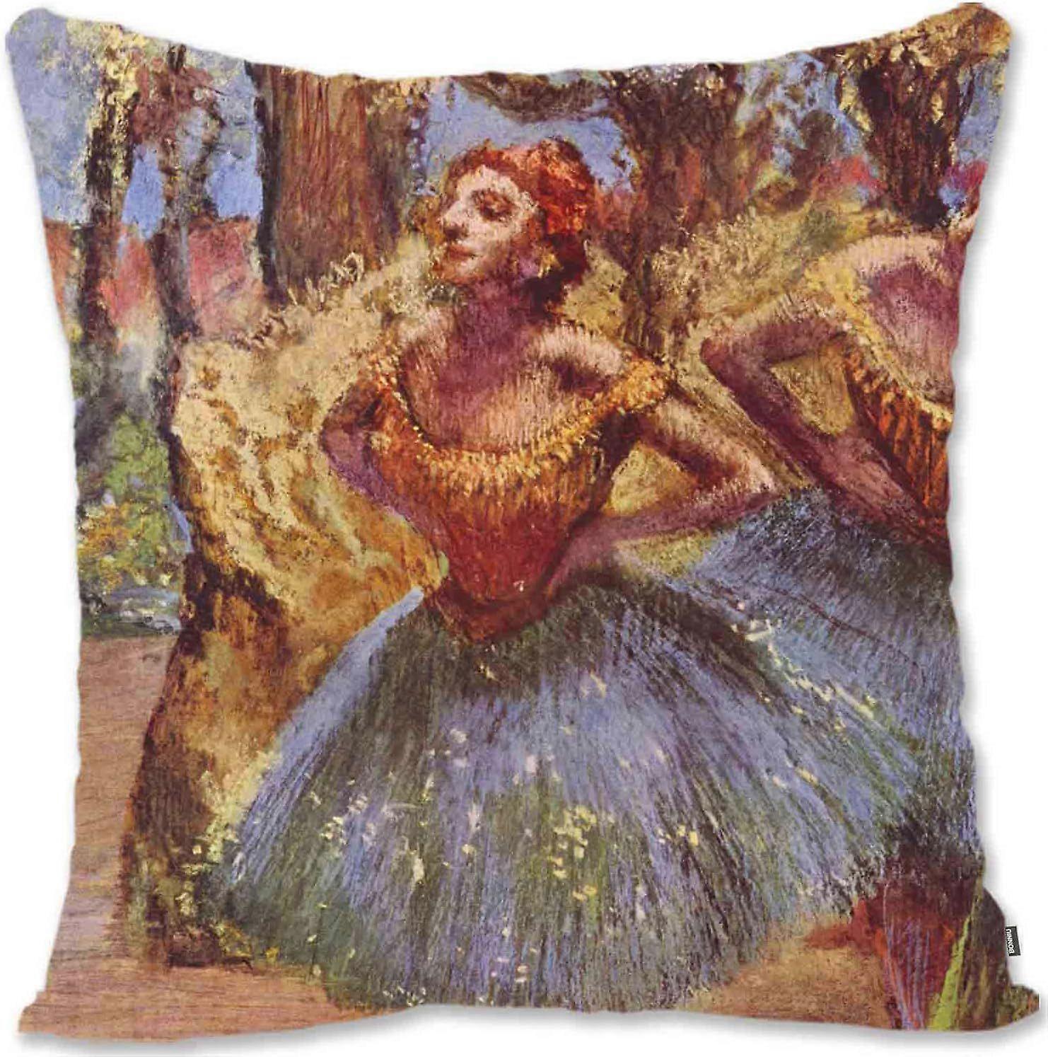 c732装飾トス枕カバーカバープロテクターダンサーアート-トゥールーズロートレック-ダンサーズデ(A1-300)jk732
