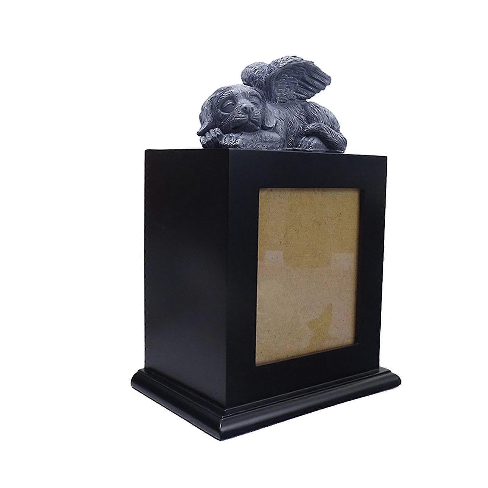 Safely Store Pet Ashes and Memories Wood Material Pet Urn Box Designed to Provide Lasting Tributes to Your Furry Friend Multicolor
