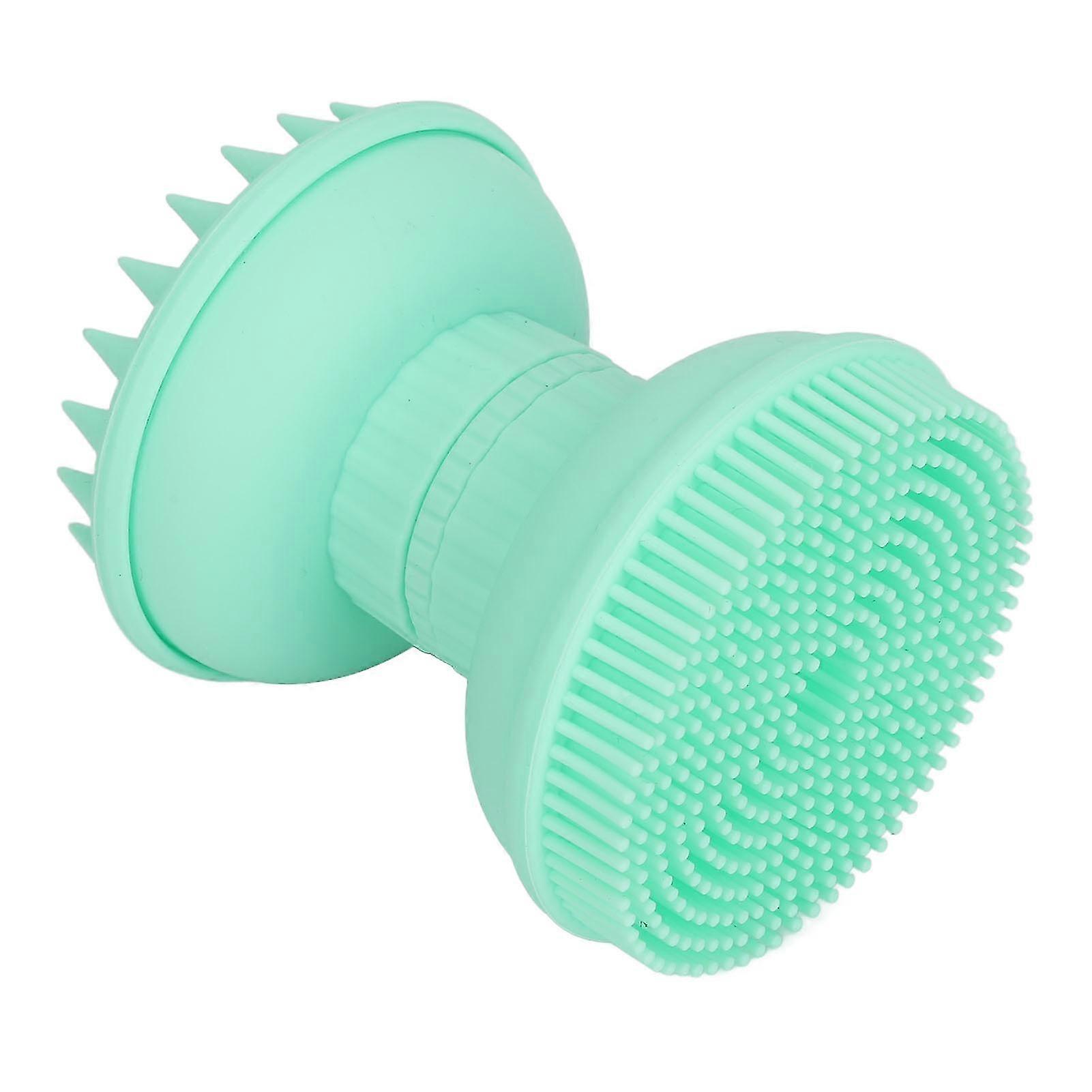 Gentle Exfoliating Brush for Face and Scalp with Ergonomic Design