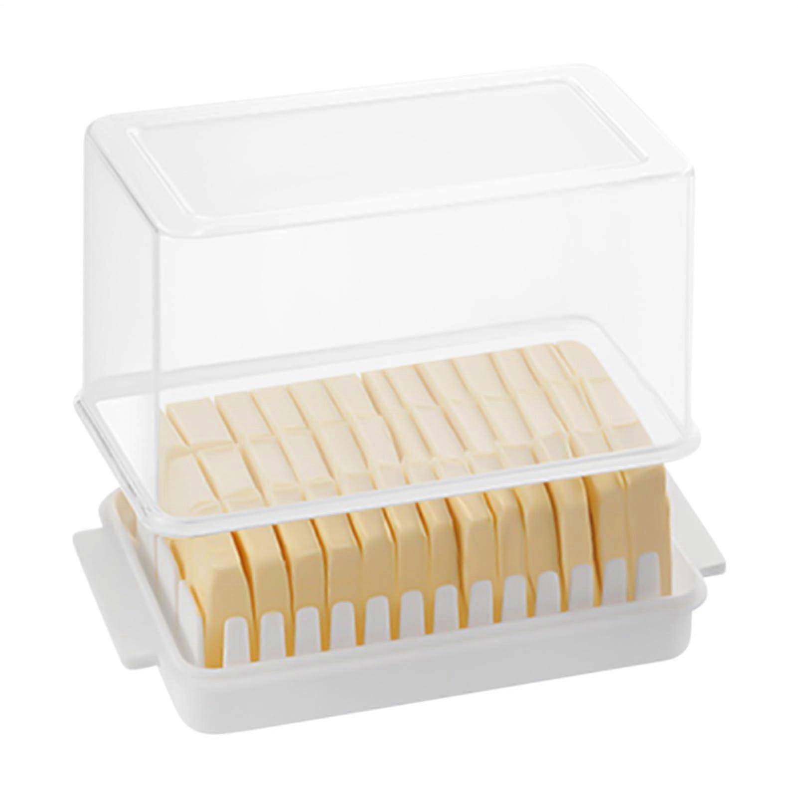 Butter Cutter Slicer With Lid Butter Cutting Box Removable Kitchen Accessories For Pantry And Refrigerator