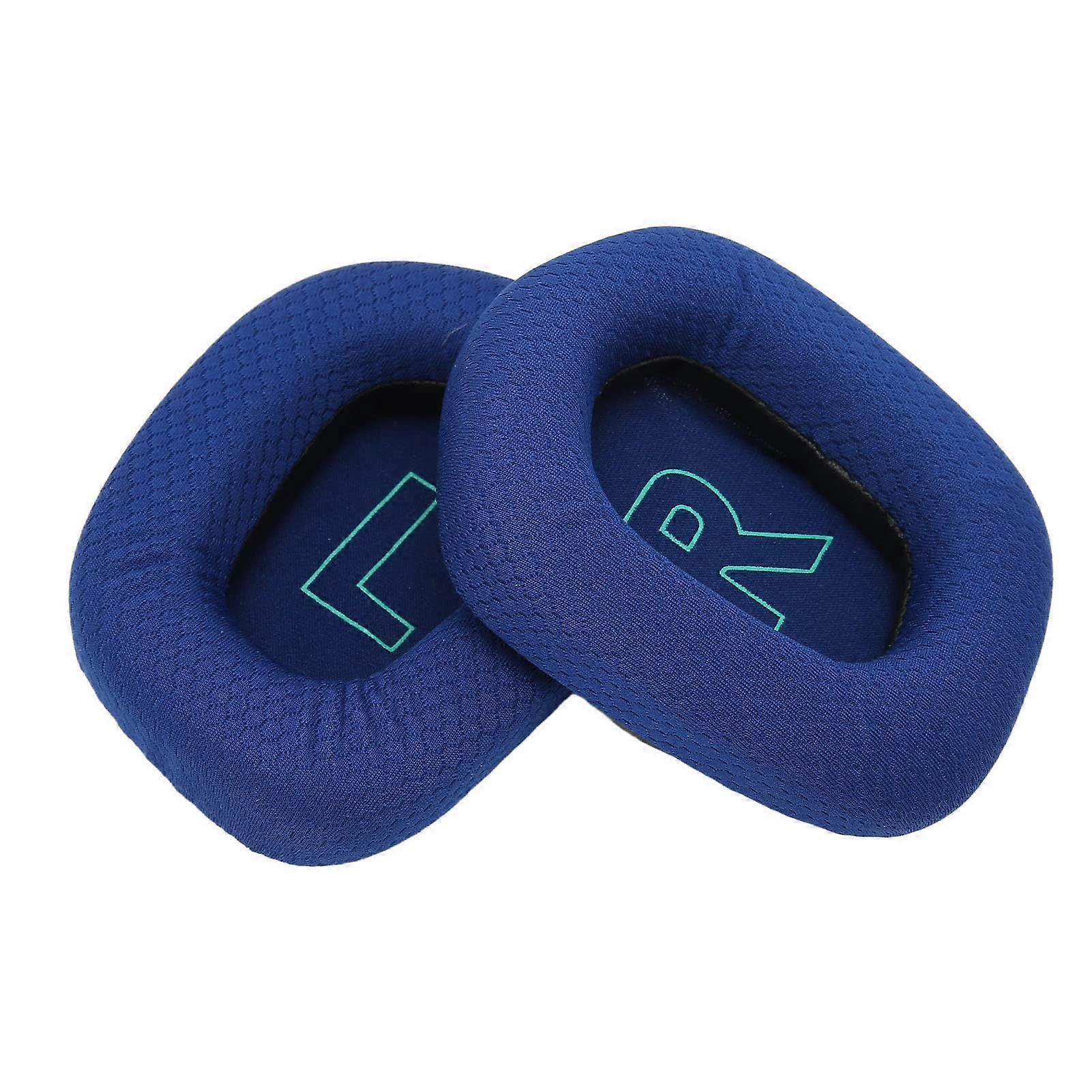 Ear Pads Blue Replacement Ear Cushions Easy to Install Compatible with G733