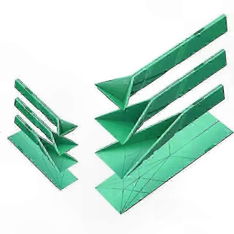 3-in-1 Messlöffel-Set - 2 Stück mit 6 Größenoptionen für flache Polygone