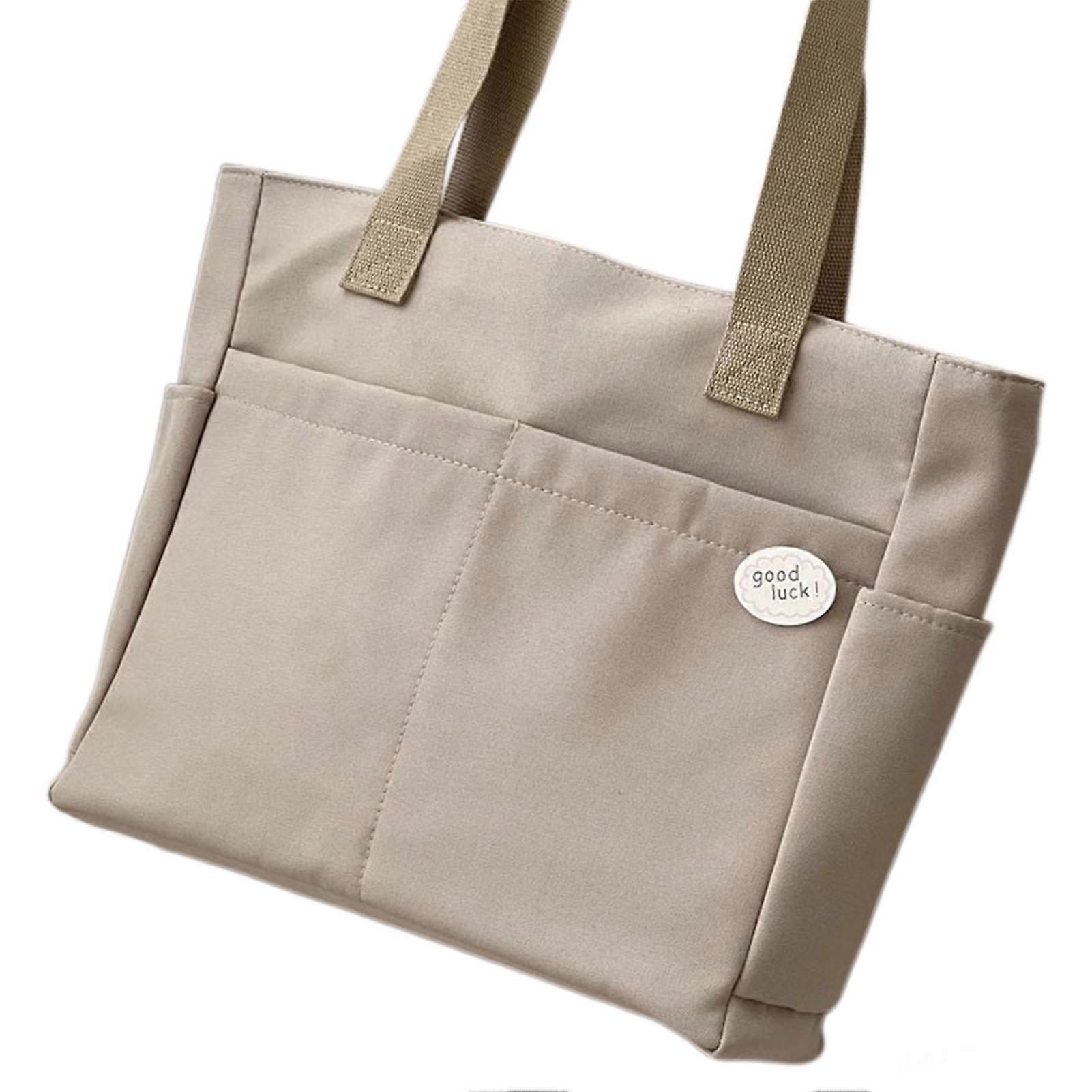 Large Sturdy-canvas tote with zipper closure Spacious design for all your essential Casual Life-style