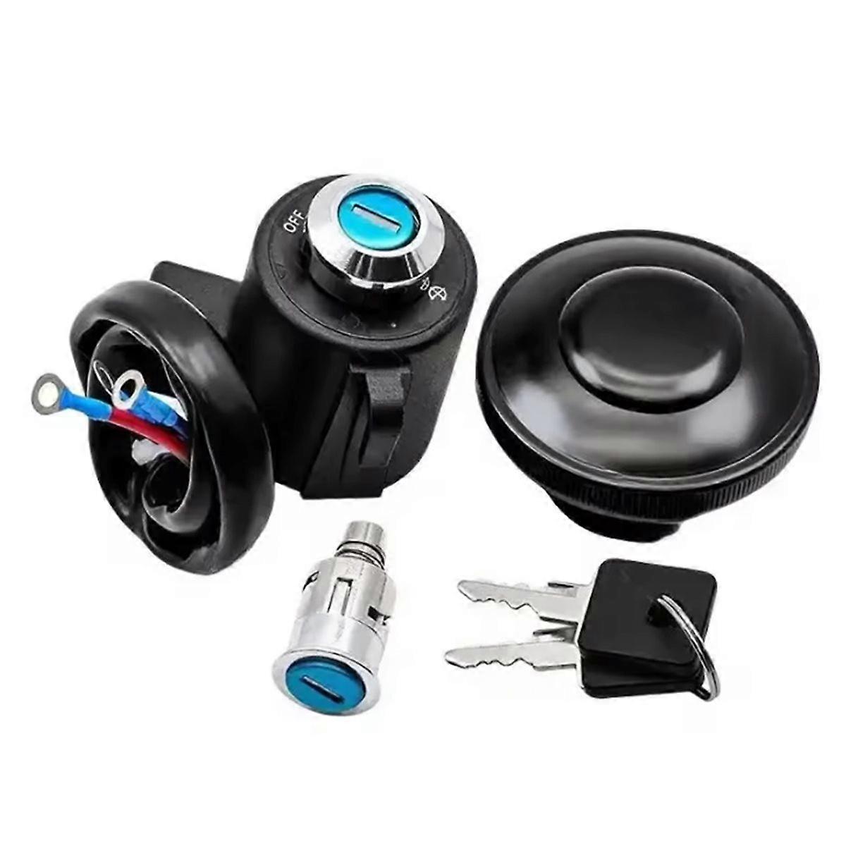 Motorcycle Ignition Switch Lock Tank Cap with Keys for 