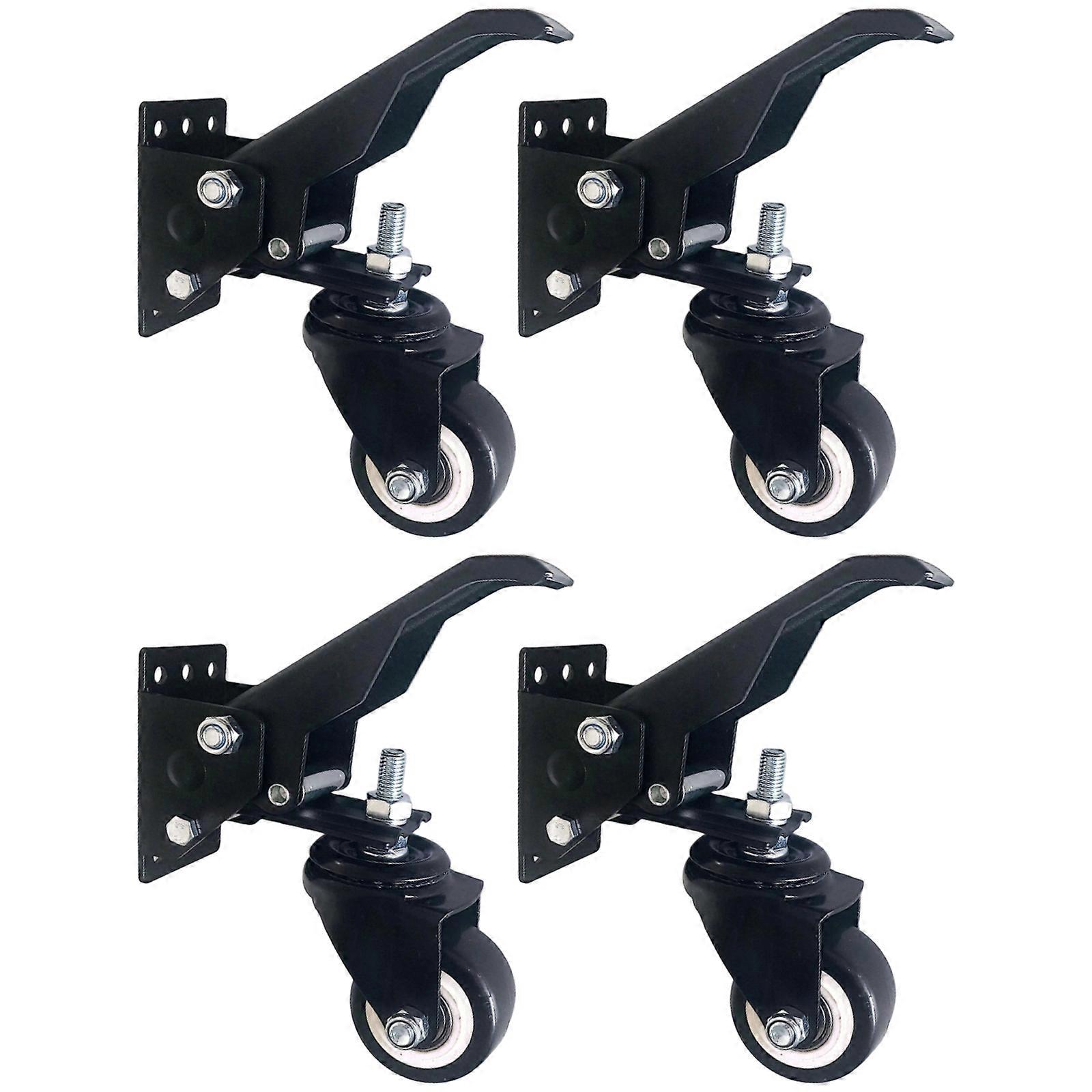 Five hundred Pound Load Bearing Bending Casters for Utility D star Desks Offering Finish Turn and Permanent Metal Building Multicolor