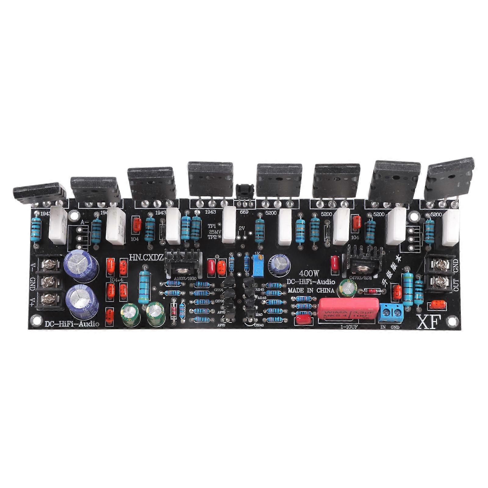 High Current Mono 400W Sound Power Amplifier Advanced Circuit Designs Sound Amplifier Perfect For Live Sound Applications Multicolor