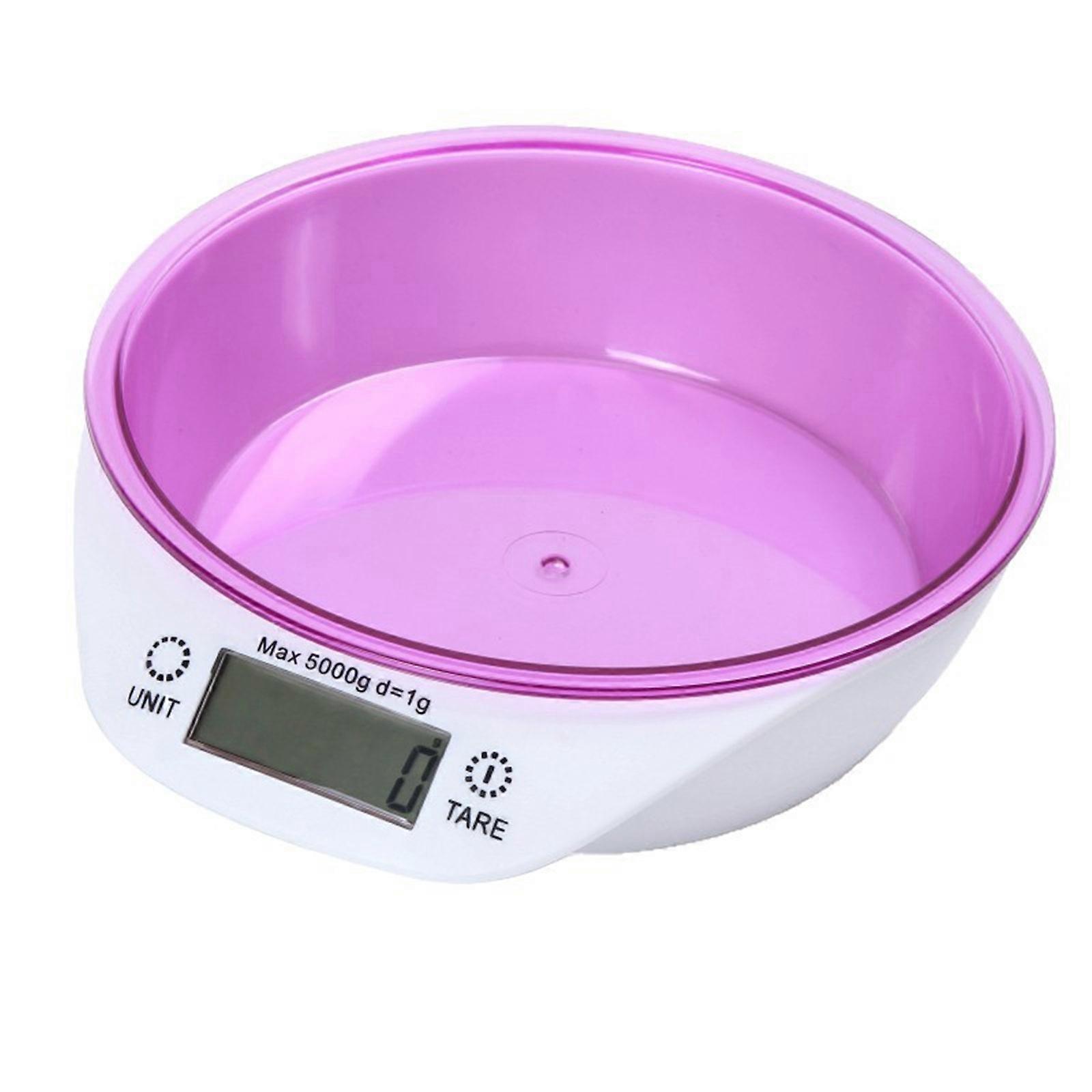 High Precisions Electronic Food Scale with Removable Bowl Portable Coffee Weight Scale for Baking Cooking Enduring Multicolor