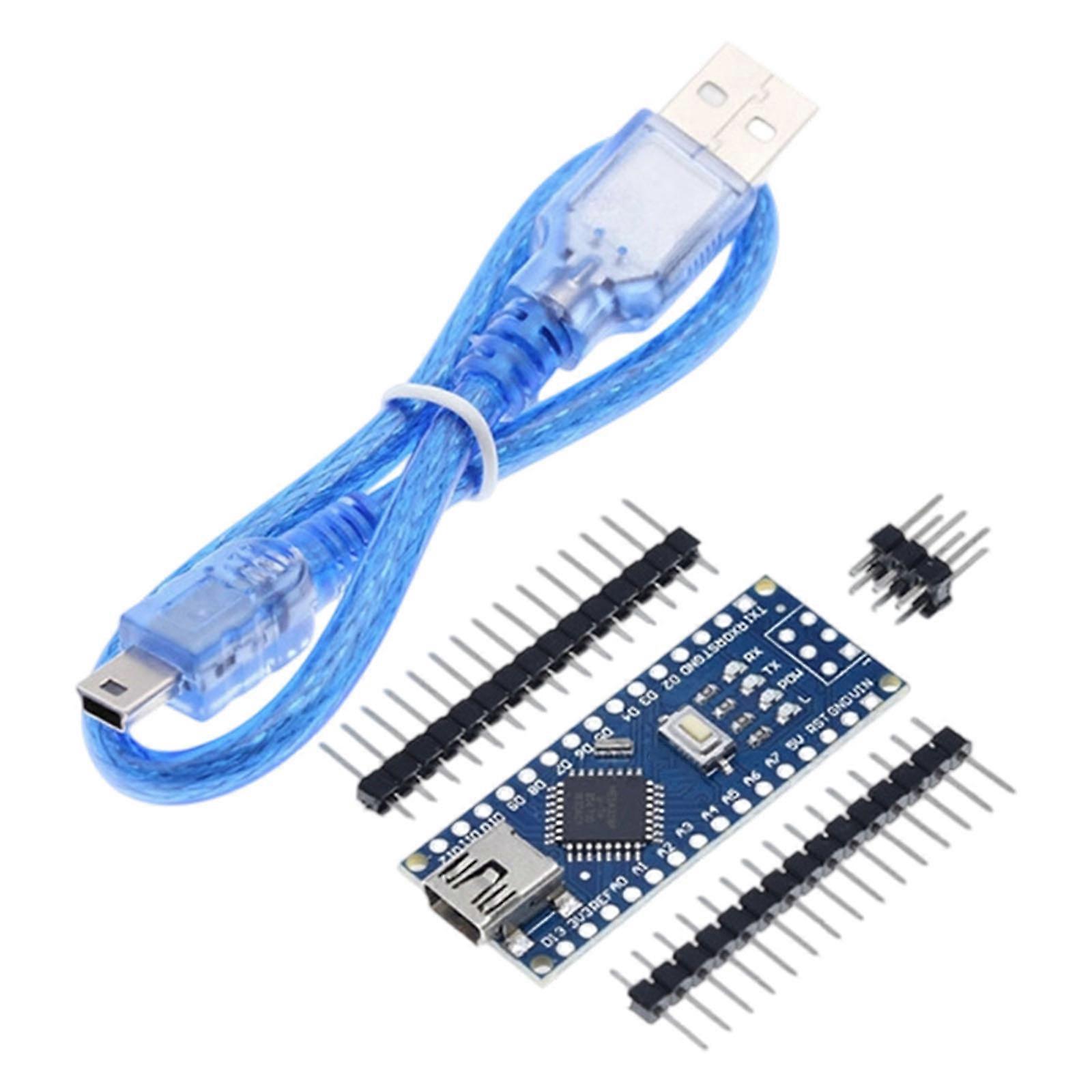 Portable  Board Replacement CH340G Controller Board with USB Cable Accessories for Prototyping Programming Multicolor