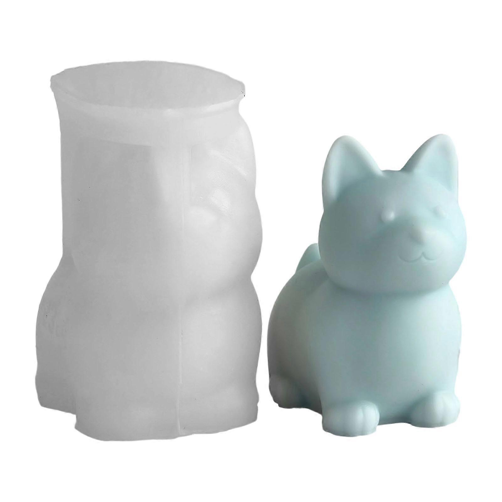 Recyclable Elastomer Dog Candle Cast For Diy Crafts Safe For Children And Family Connection Tasks Multicolor