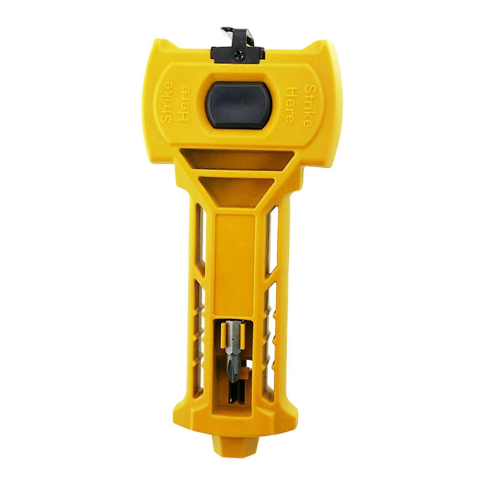 Door Hinge & Door Latches Installation Kit, Door Hinge Mortiser Templa Labor Saving Carpentry Tool  Yellow