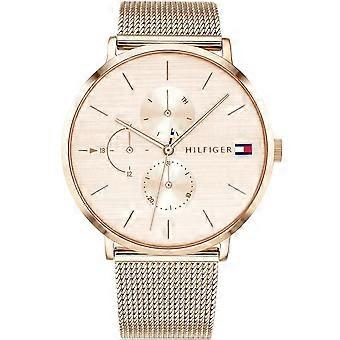Tommy Hilfiger Women's Watch Stainless Steel Rose Gold Mesh Strap With Rose Gold Dial 1781944 Jenna