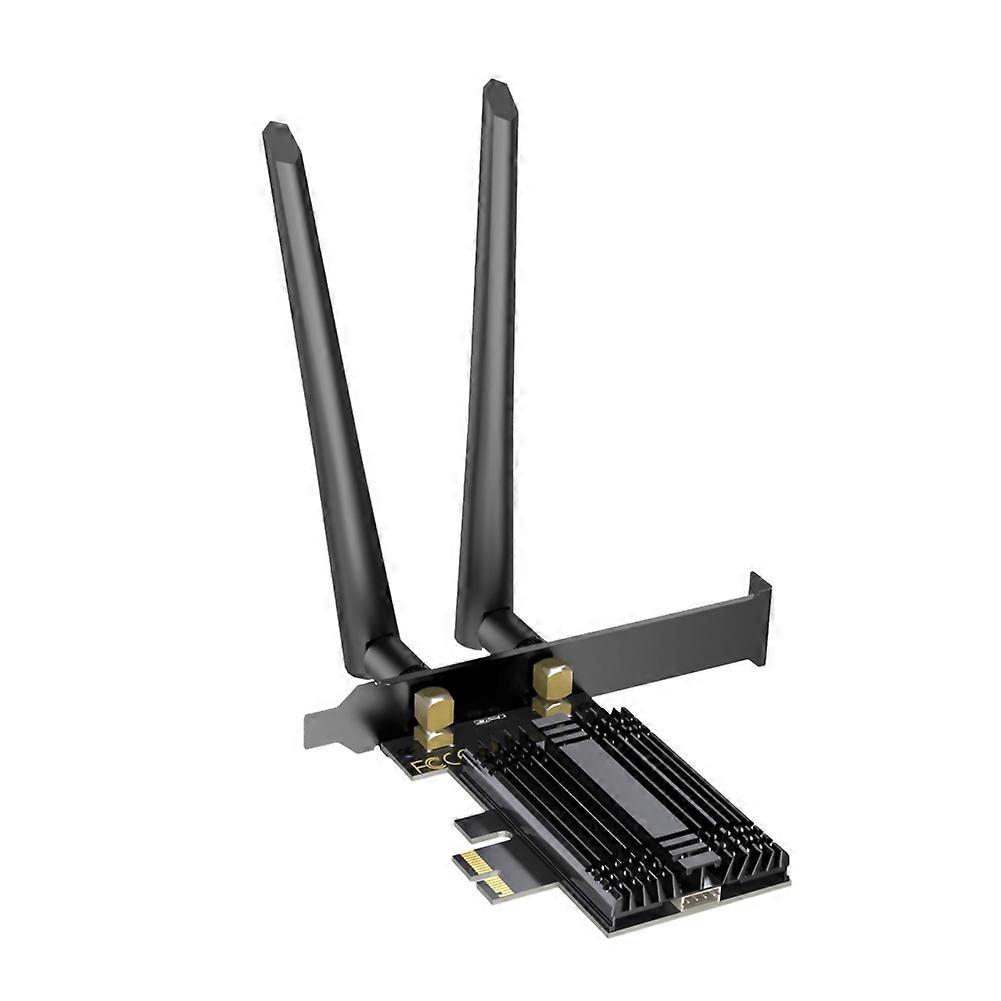 BE200 WiFi 7 Wireless WiFi Card Adapter 8774Mbps 2.4GHz/5GHz/6GHz Tri-Band Bluetooth 5.4 PCI-E Network Card for Win11