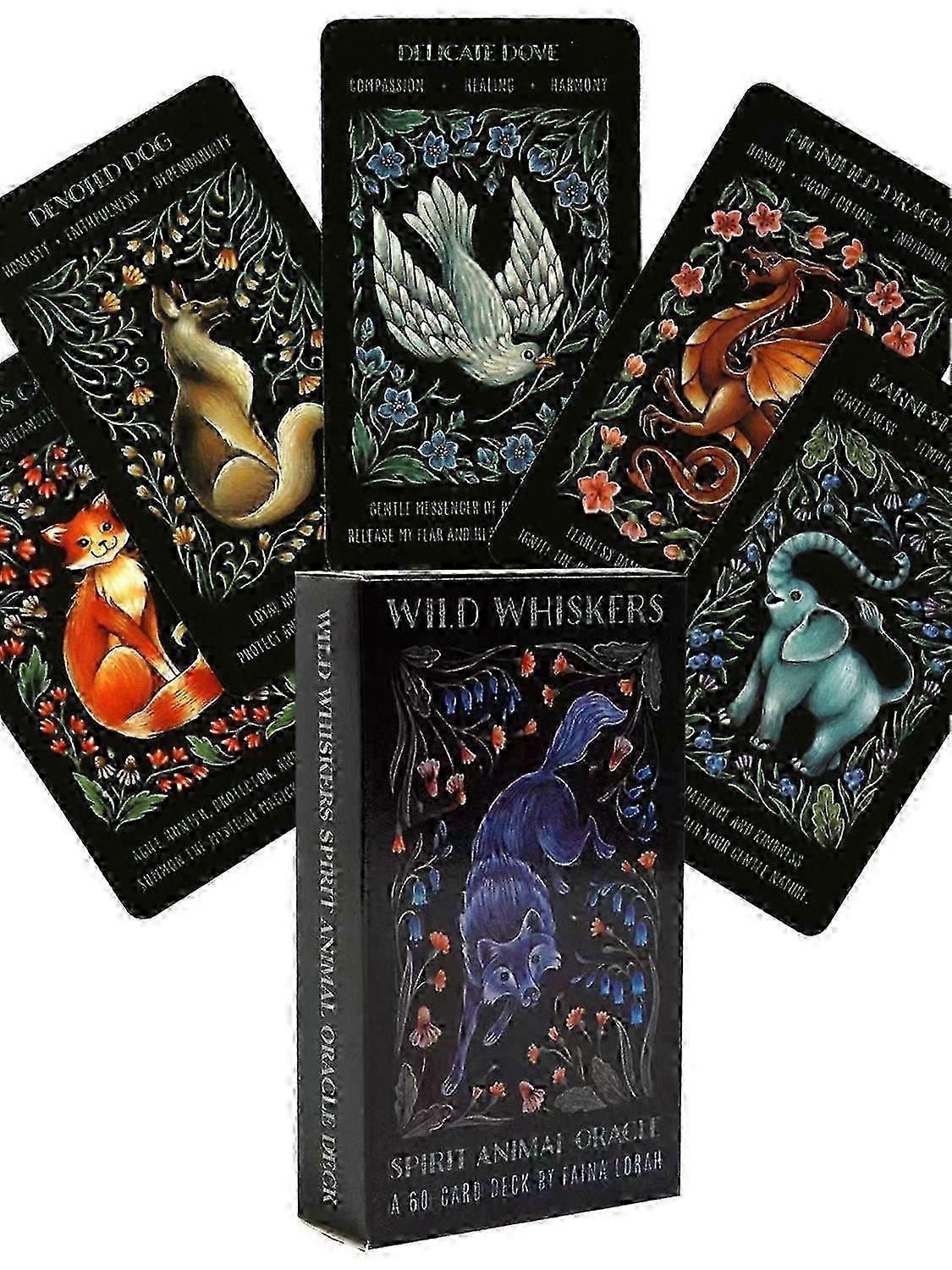 Wild Whiskers Oracle Deck: Animal Spirit Guide Intuition