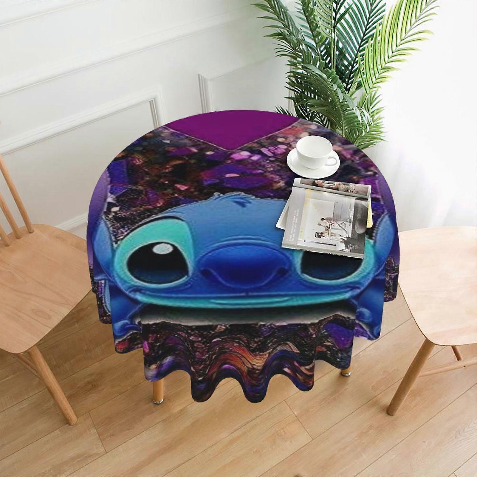 Stitch Rectangular Tablecloth, 60in, Water Resistant, Anti-Wrinkle, Spill-Proof Soft Fabric, compatible with dining room, parties & holiday use