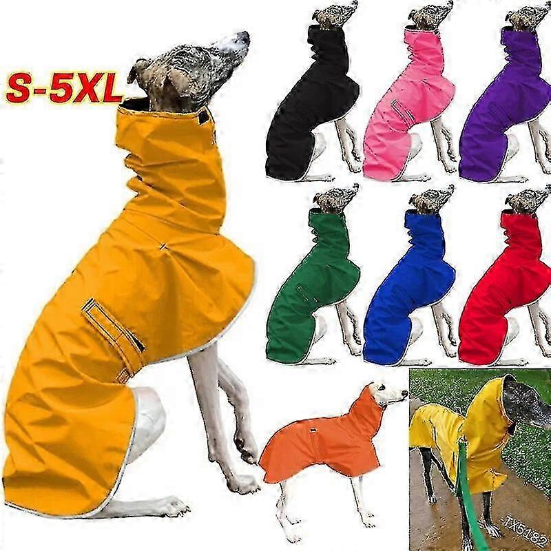Warm dog coat for Greyhound - adjustable winter jacket waterproof